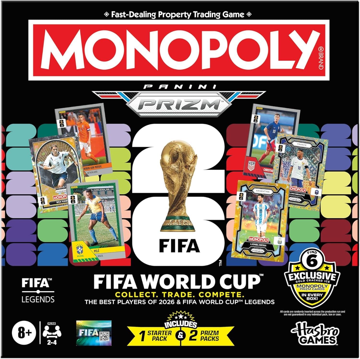 Monopoly Panini Prizm: FIFA World Cup Board Game