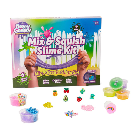 Oozey Goozey 12-piece Mix and Squish Slime Kit