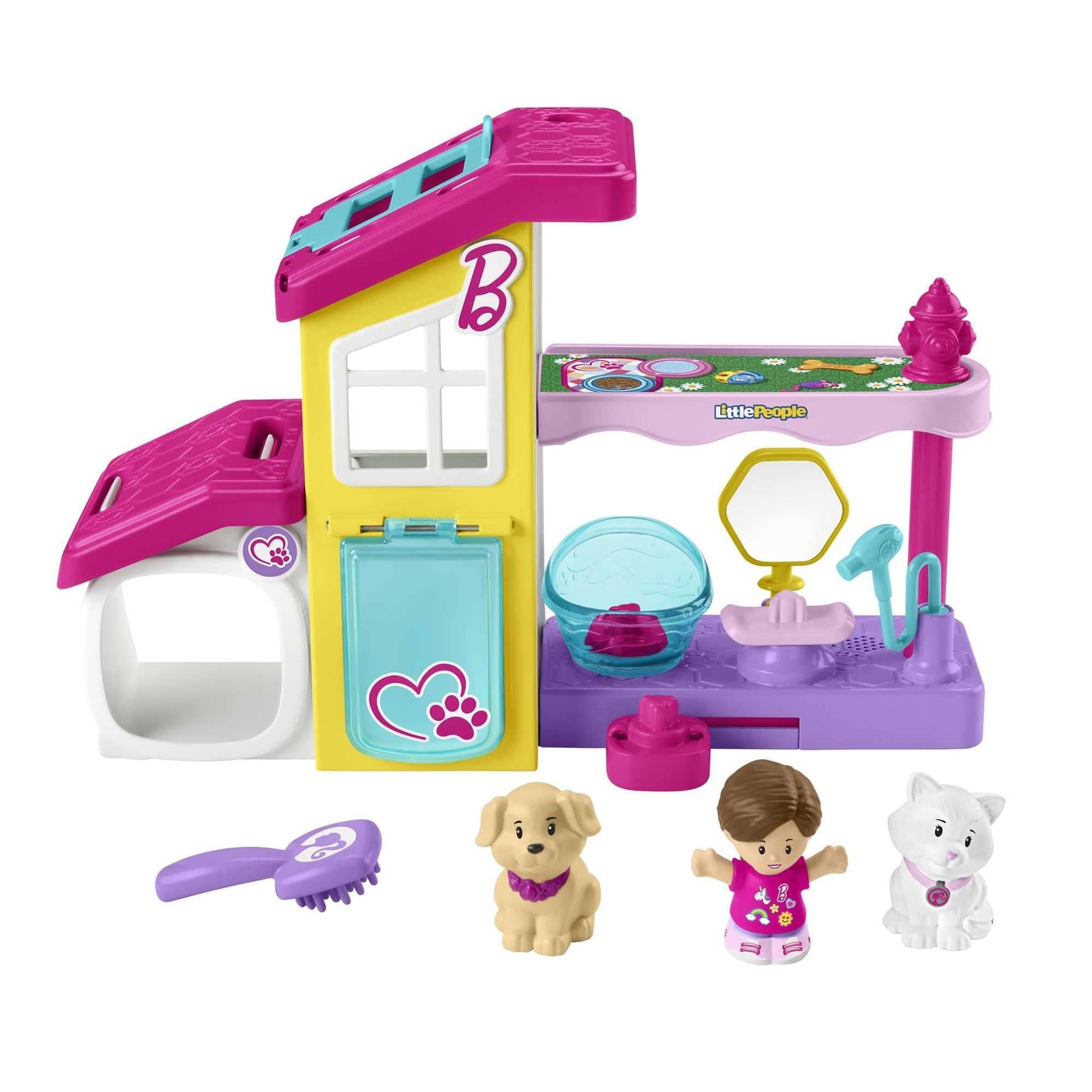 Fisher-Price Little People Barbie Play & Care Pet Spa Playset