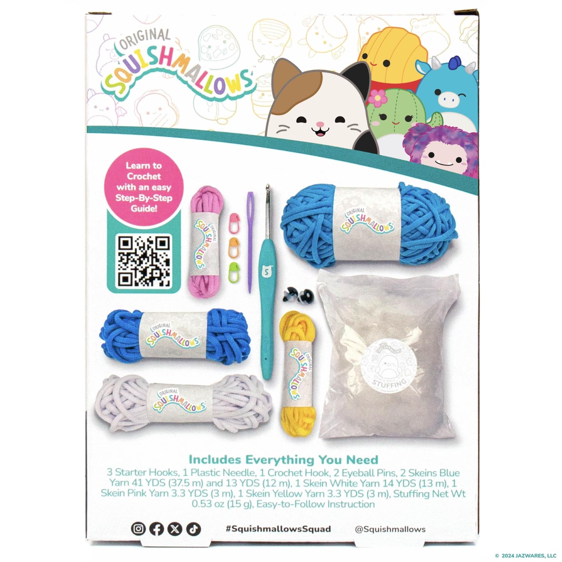 Original Squishmallows  - Bebe the Bluebird Crochet Kit