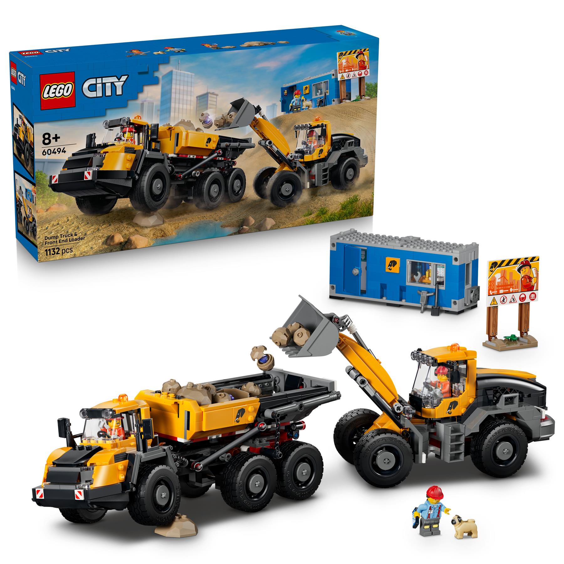 LEGO City Dump Truck & Front End Loader 60494