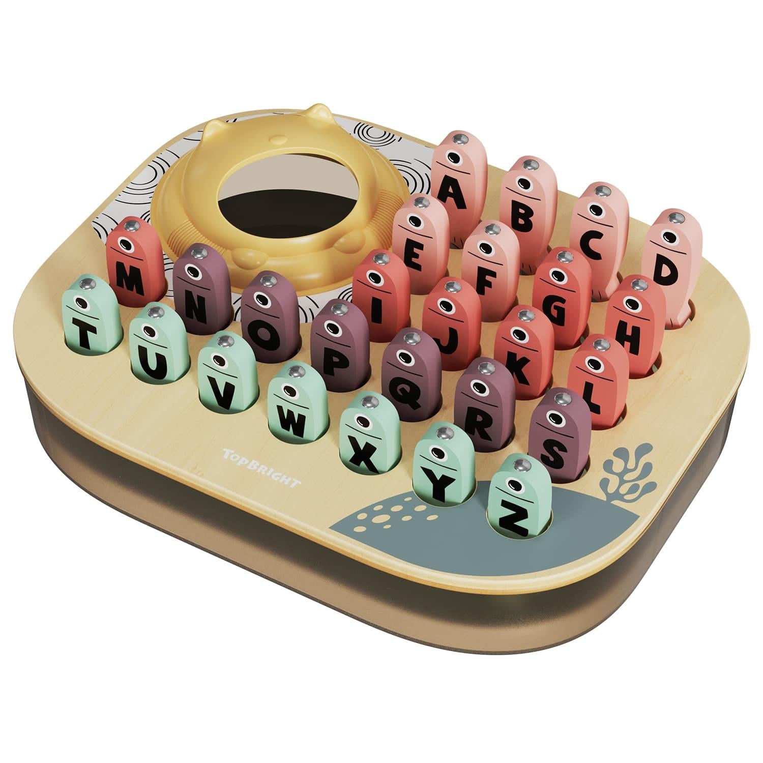 Topbright Wooden Fishing Game ABC