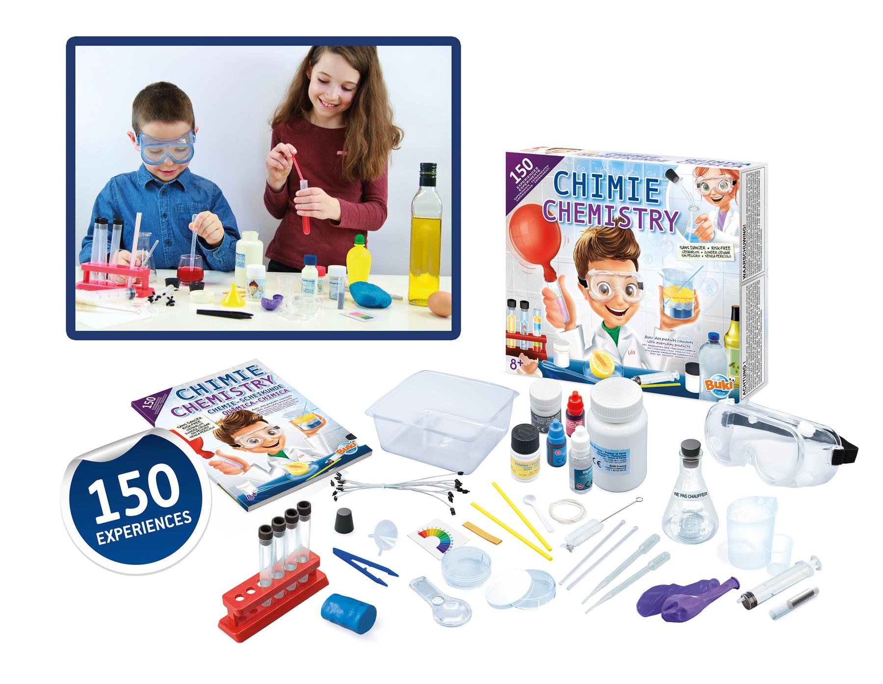 Buki France Chemistry with 150 Experiments