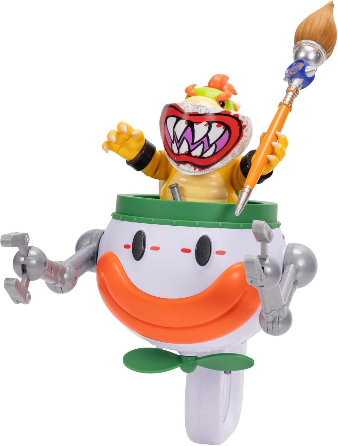 Super Mario Galaxy Movie Figure with Clown Car – Bowser Jr.