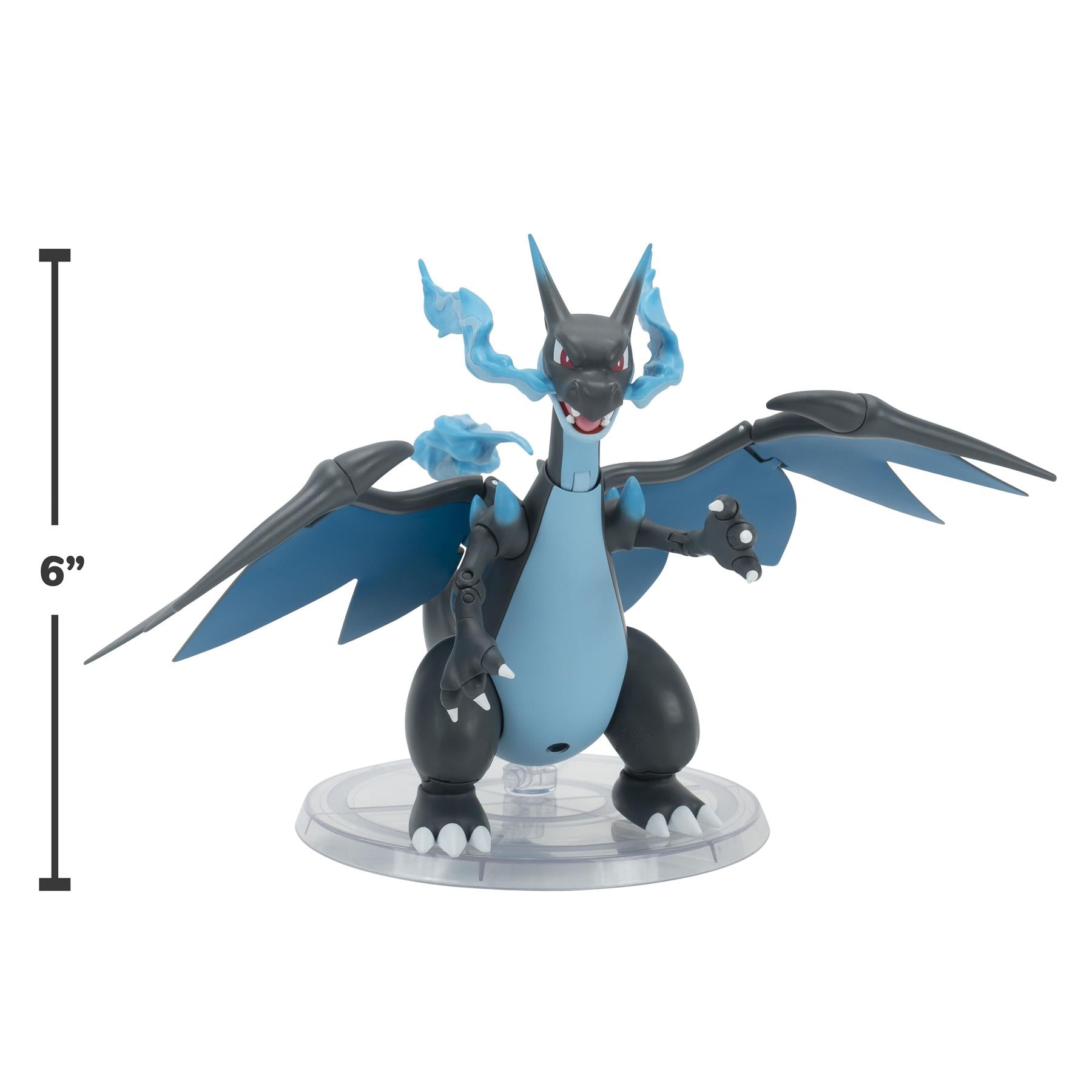 Pokémon Select Mega Charizard X - 6-Inch Super-Articulated Figure with 15 Plus Points of Articulation