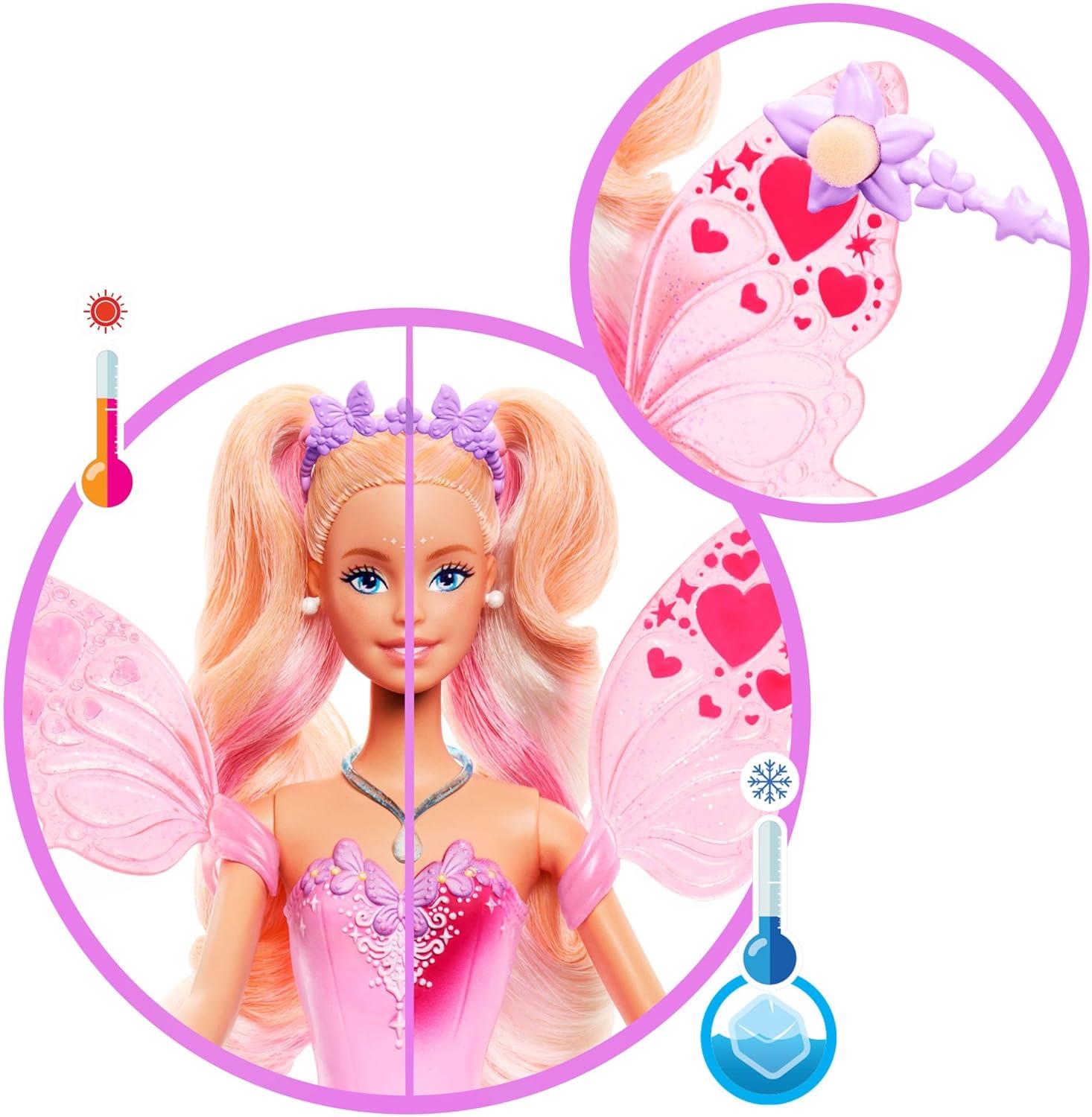 Barbie Fantasy Fairy Doll with Colour Changing Wings