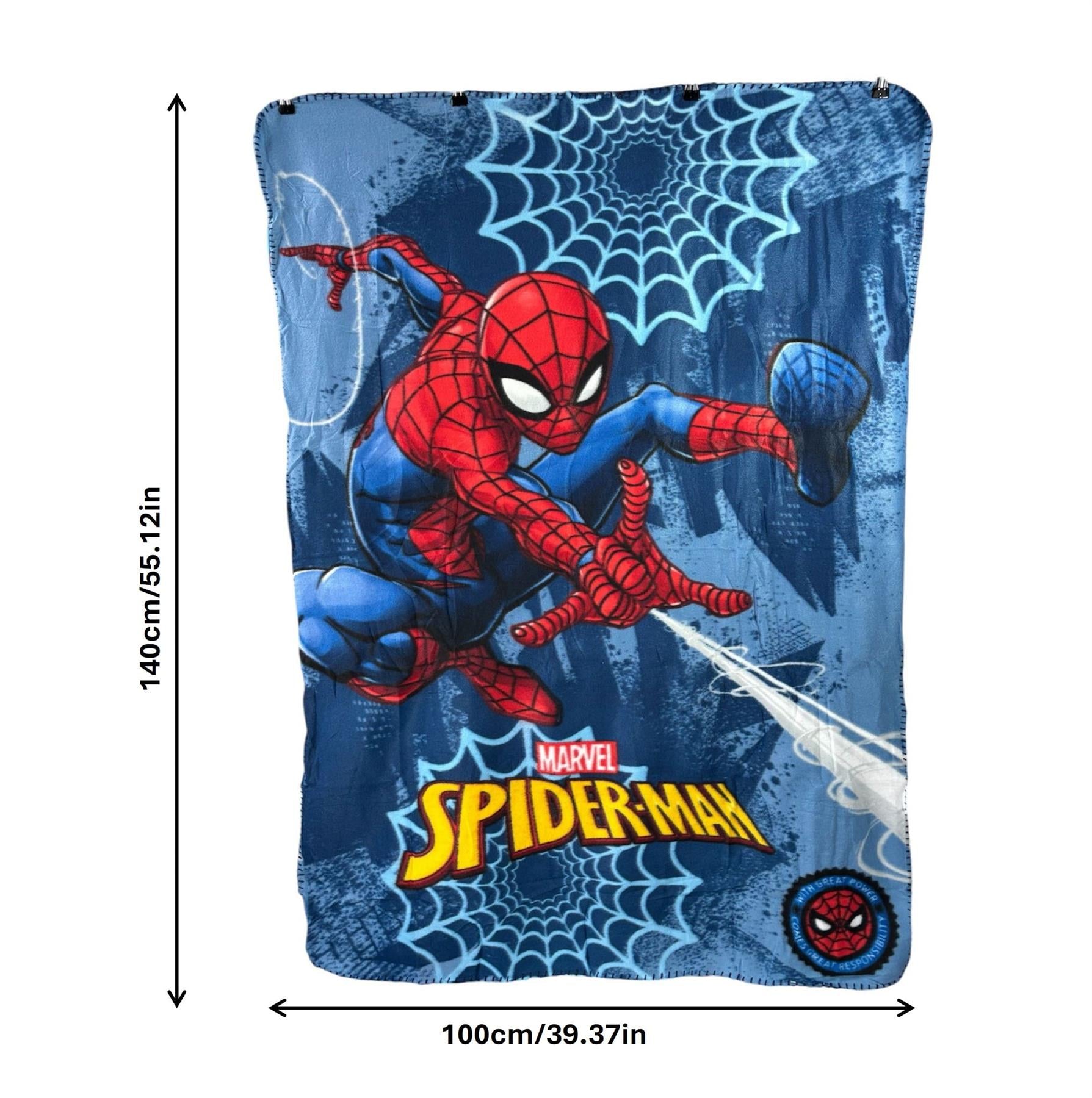 Spiderman Polar Fleece Blanket