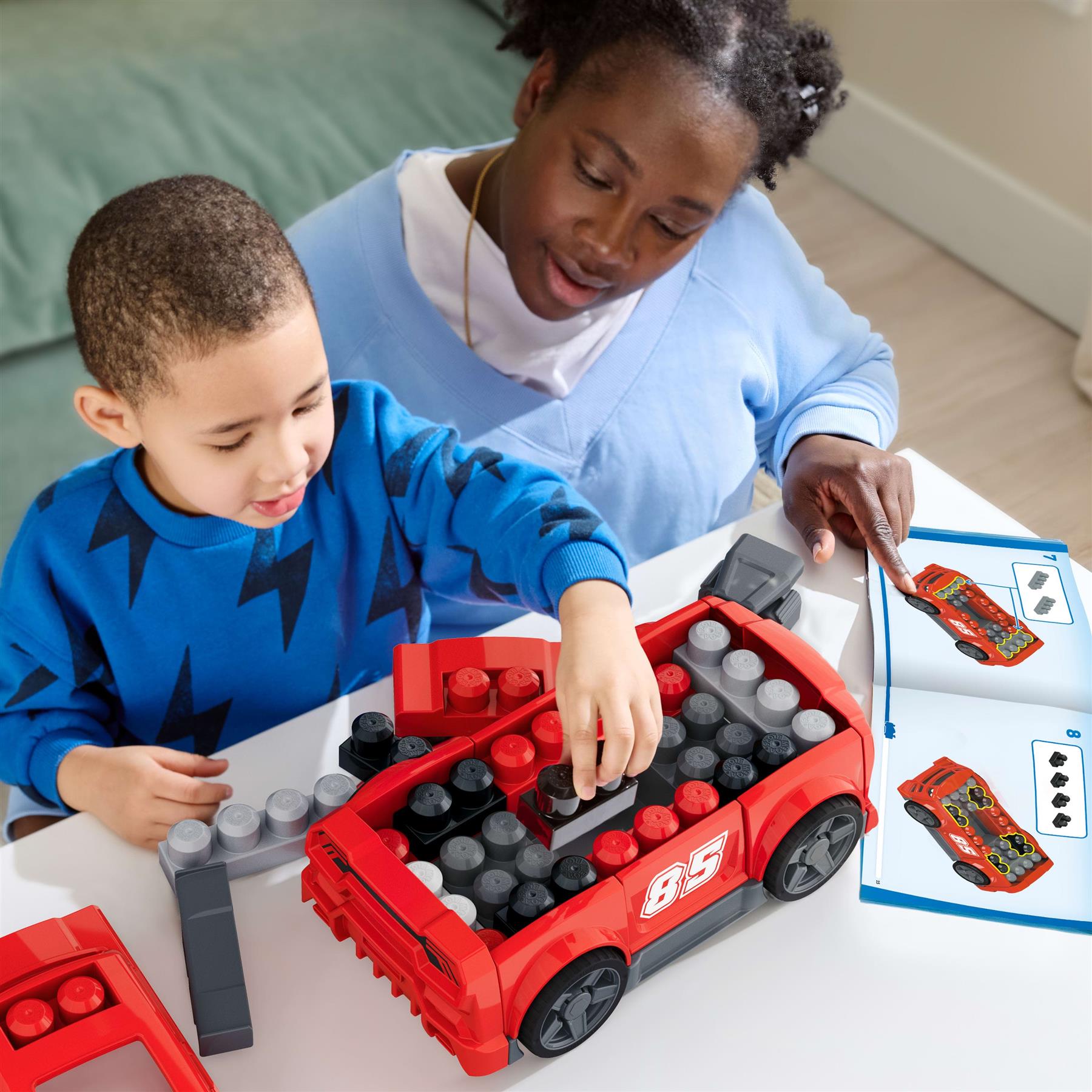 MEGA Bloks Build & Go Race Car Block Toy