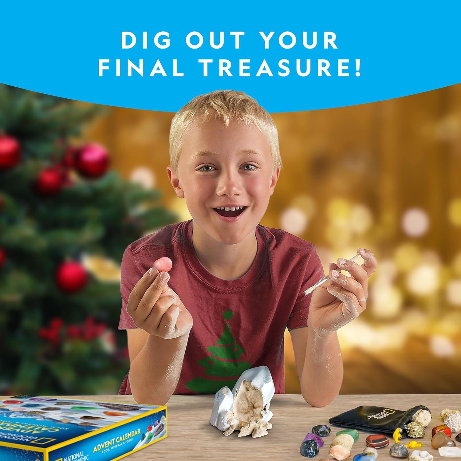 National Geographic Rock Minerals & Fossil Advent Calendar
