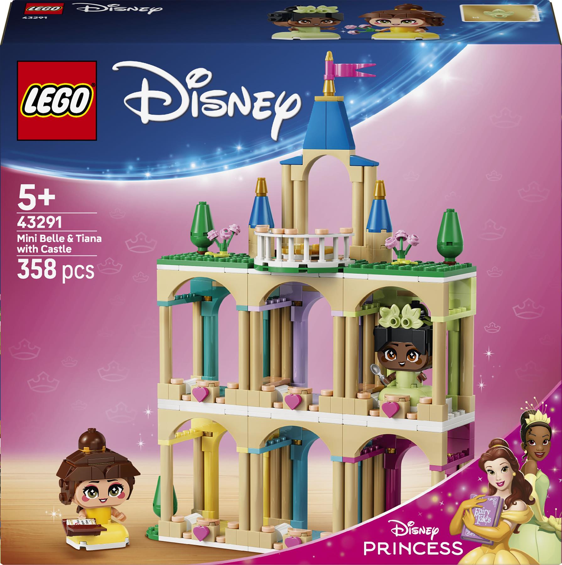 LEGO Disney Princess Mini Belle & Tiana with Castle 43291