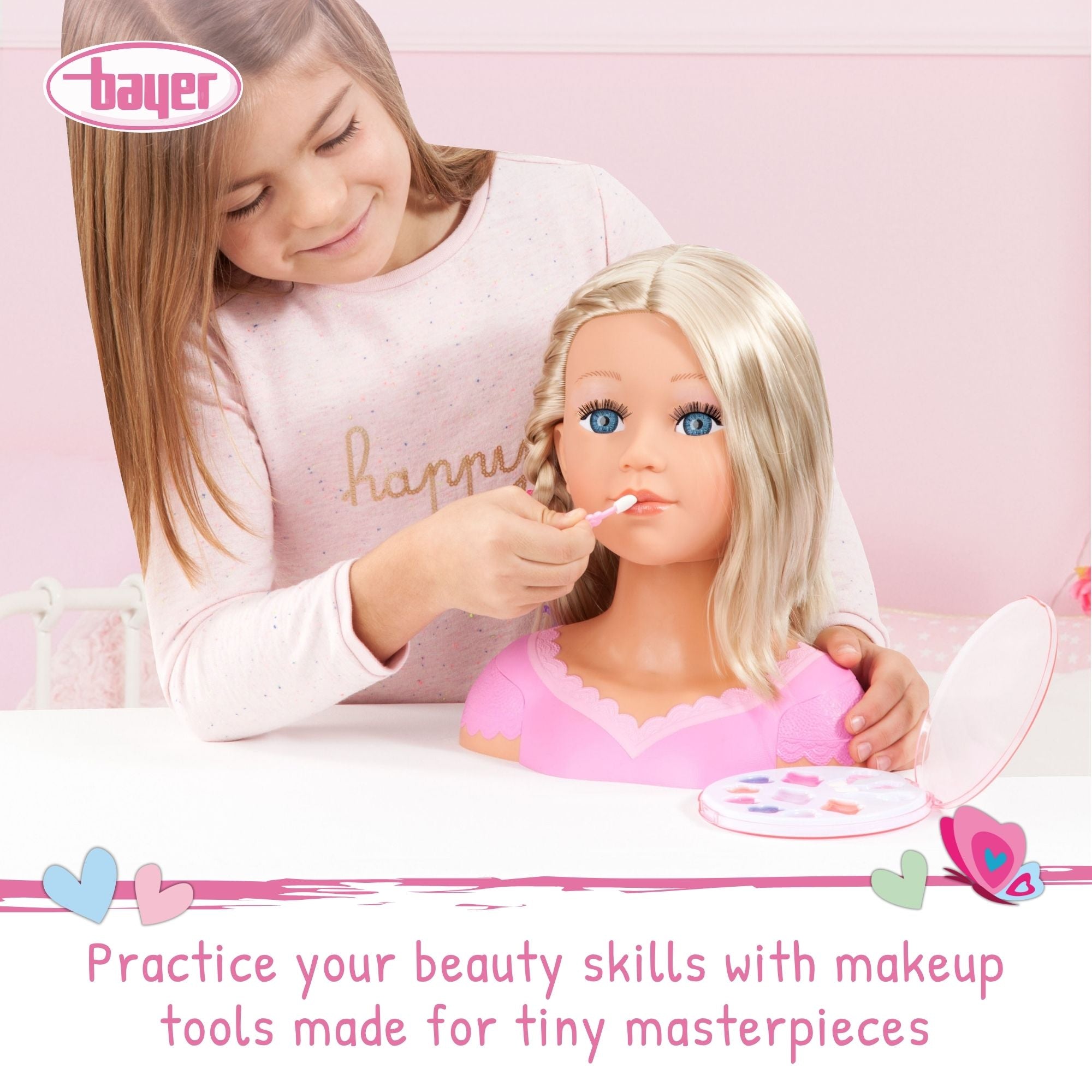 Bayer Super Model Charlene 27cm Styling Head Set