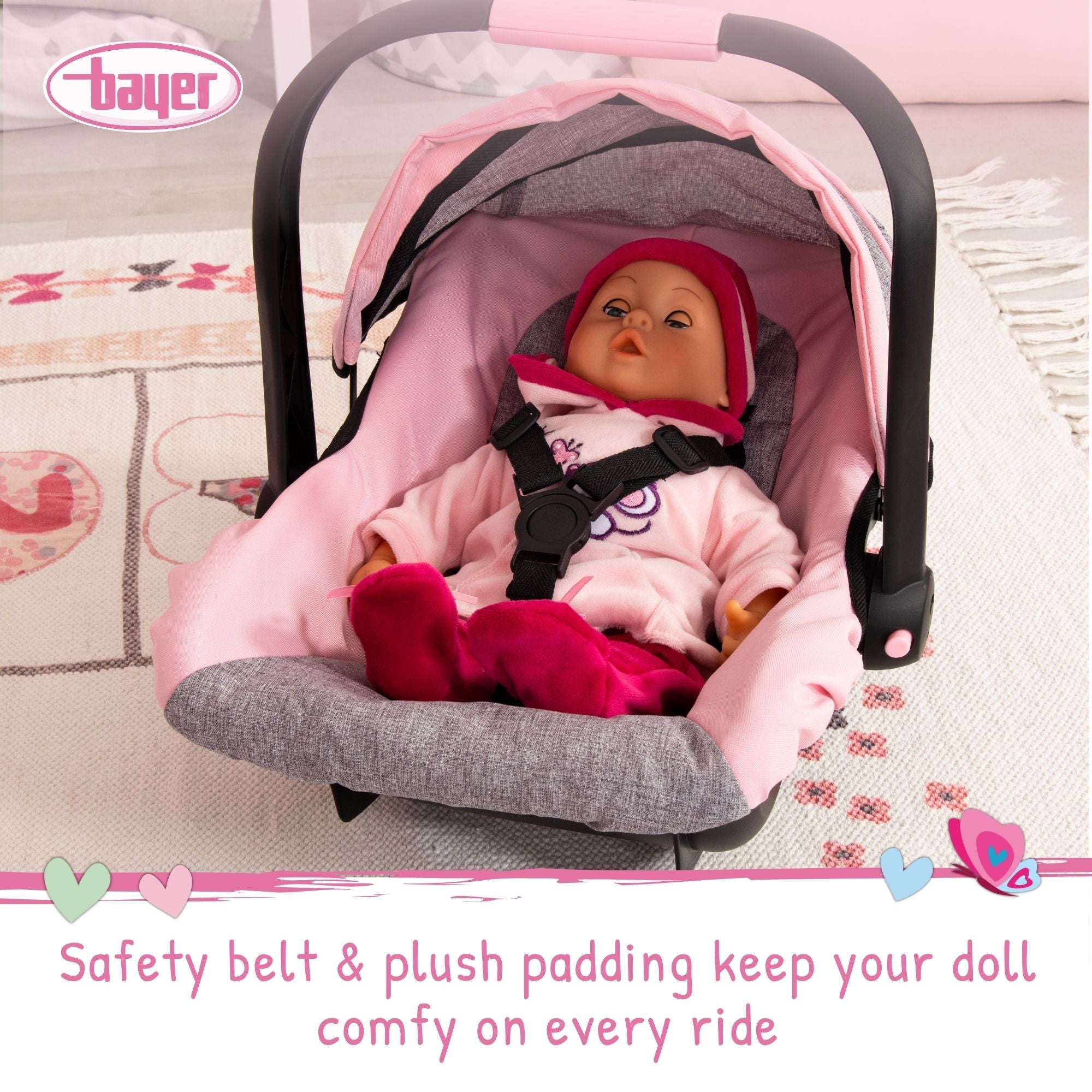 Bayer Deluxe Car Seat for Dolls