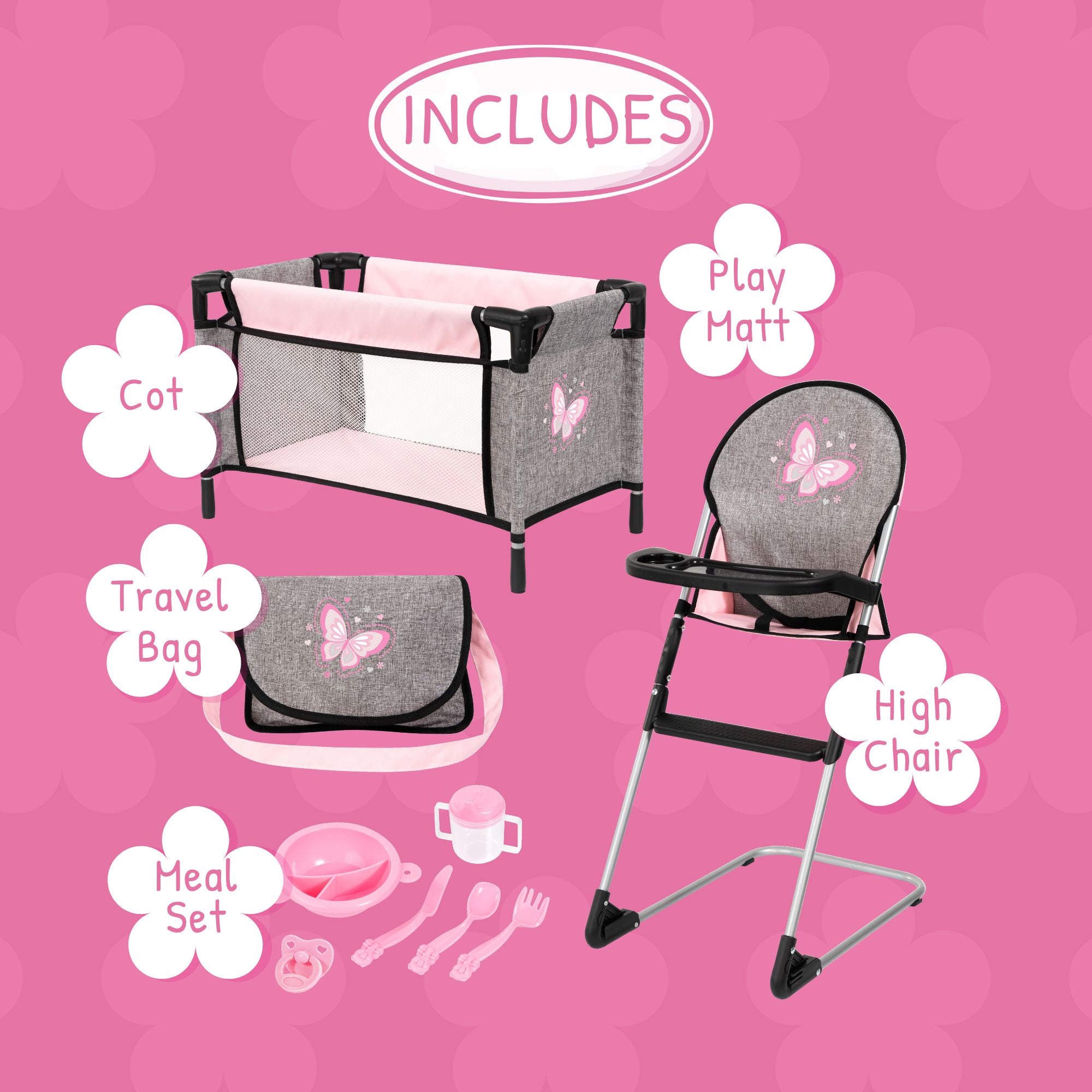 Bayer Dolls Travel Set 9 in 1