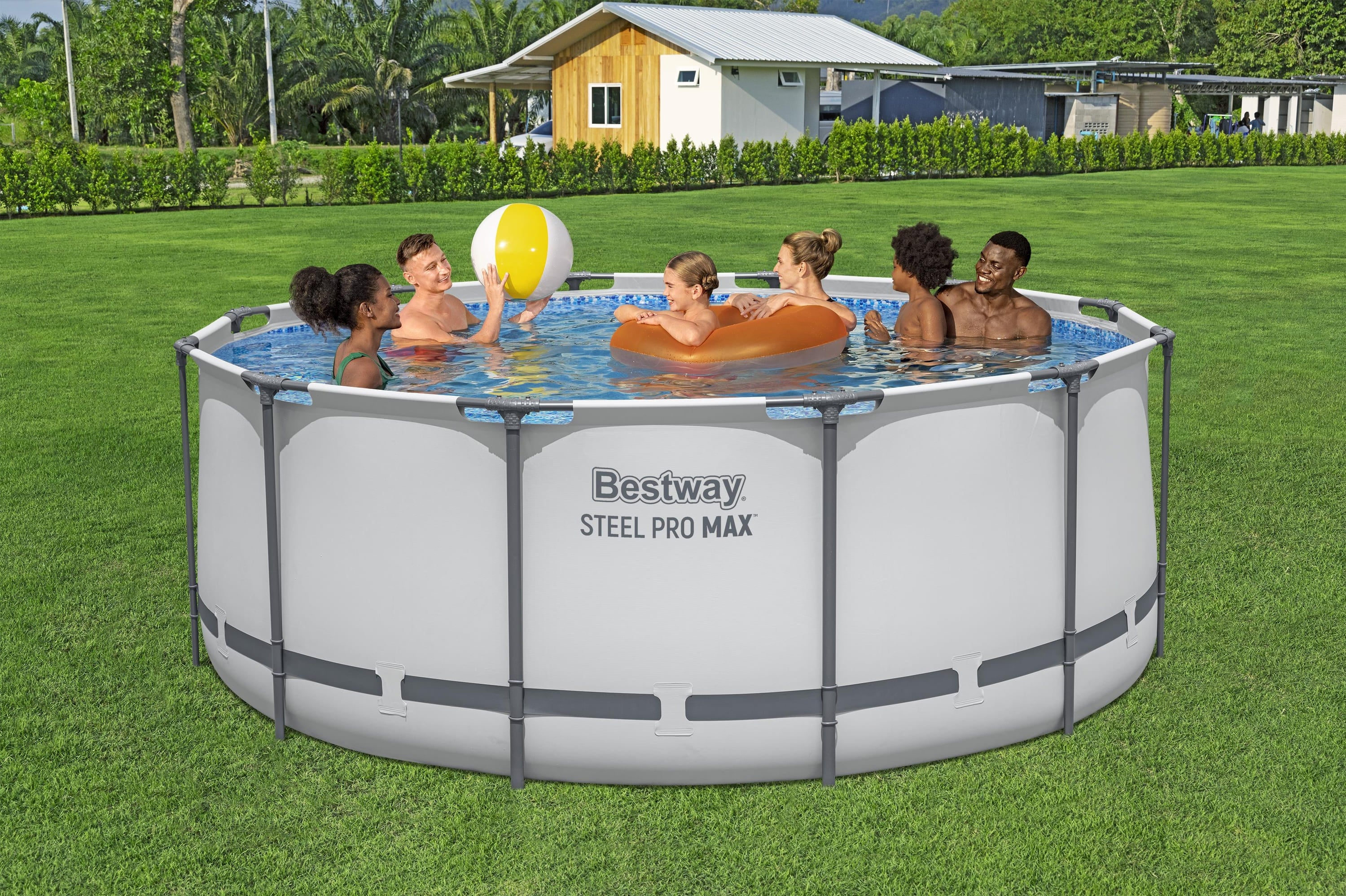 Bestway Steel Pro Max 12ft x 48" Pool with Pump, Cover & Ladder