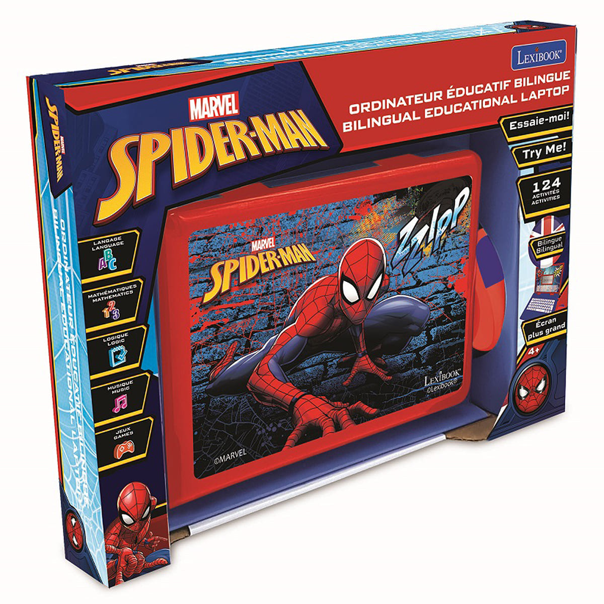Spiderman Educational Laptop with 124 activities