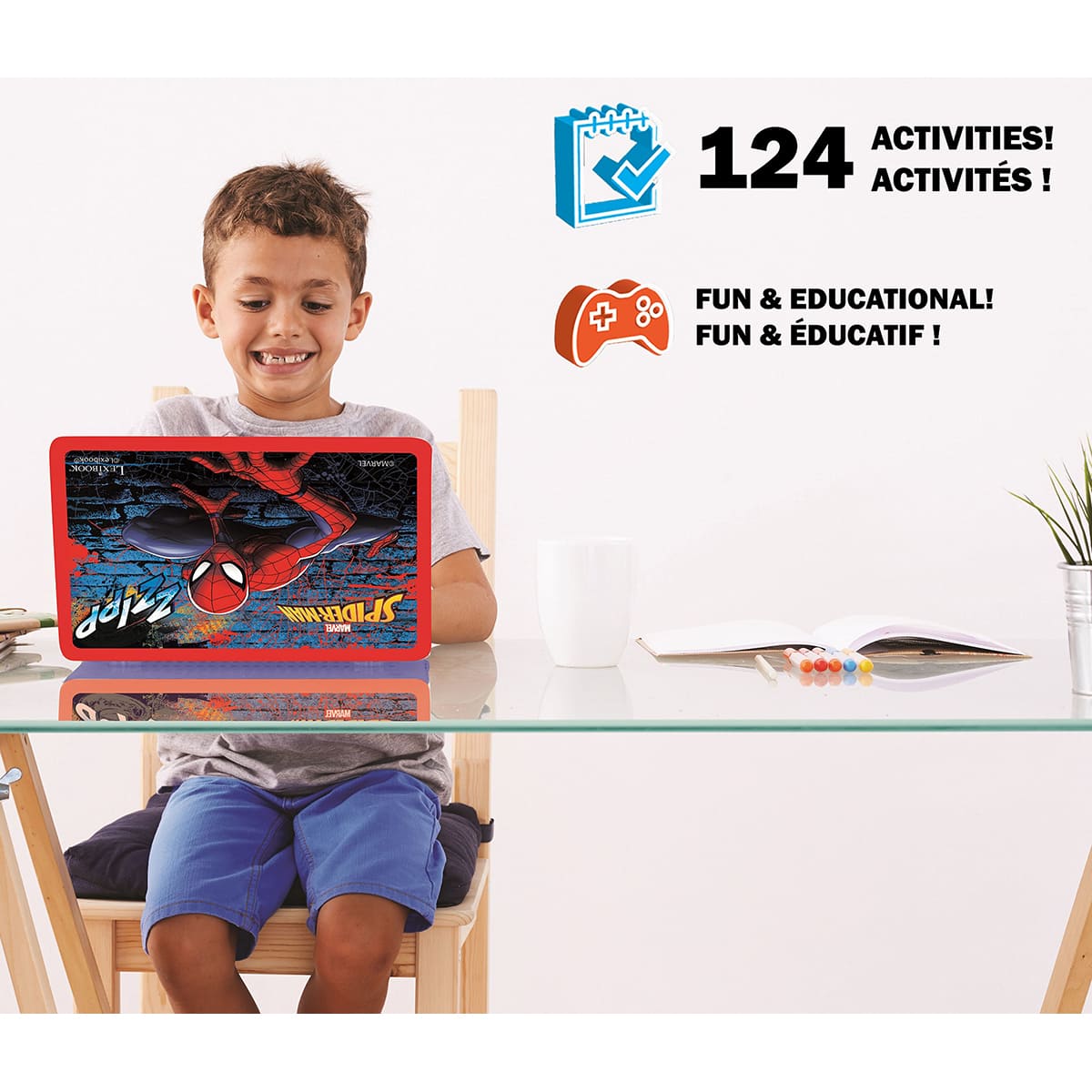 Spiderman Educational Laptop with 124 activities
