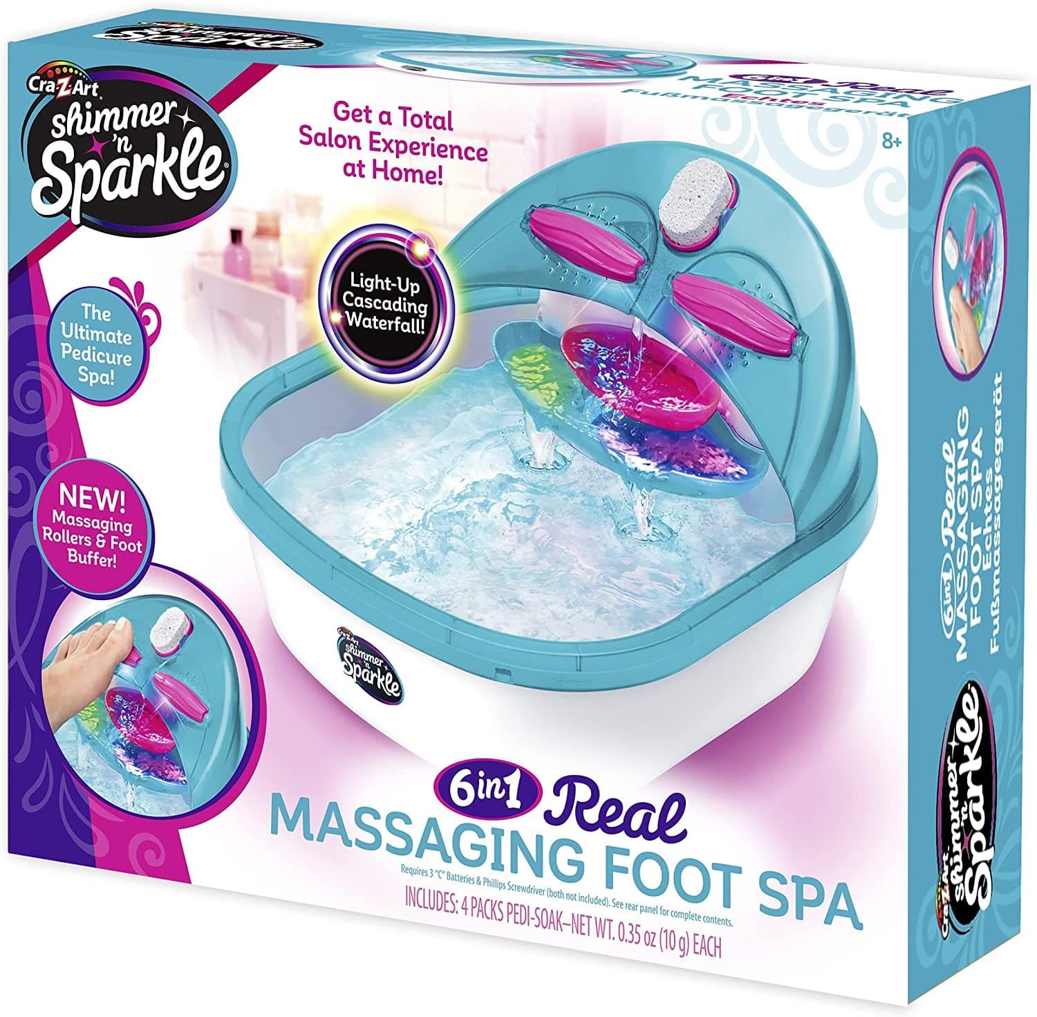 Shimmer N Sparkle 6-in-1 Real Massaging Foot Spa
