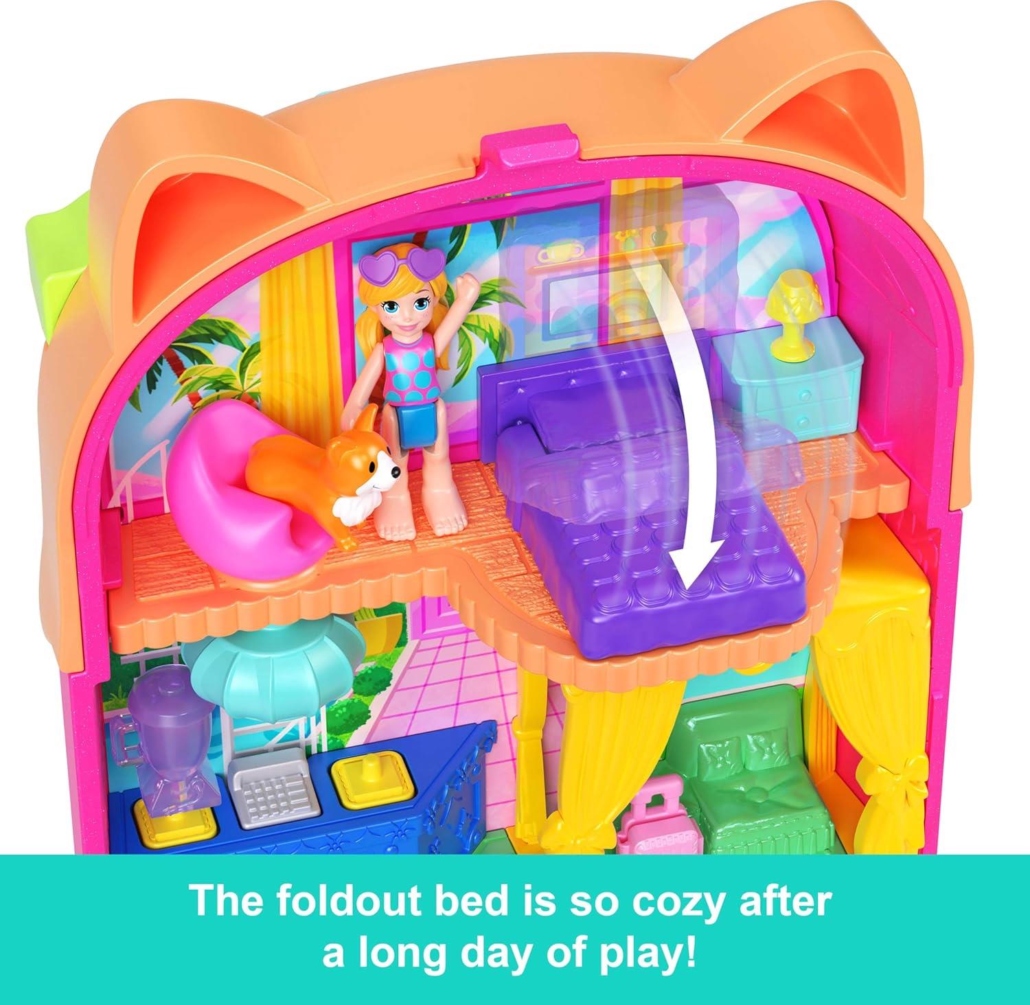 Polly Pocket Kitty Popsicle Resort Compact Playset