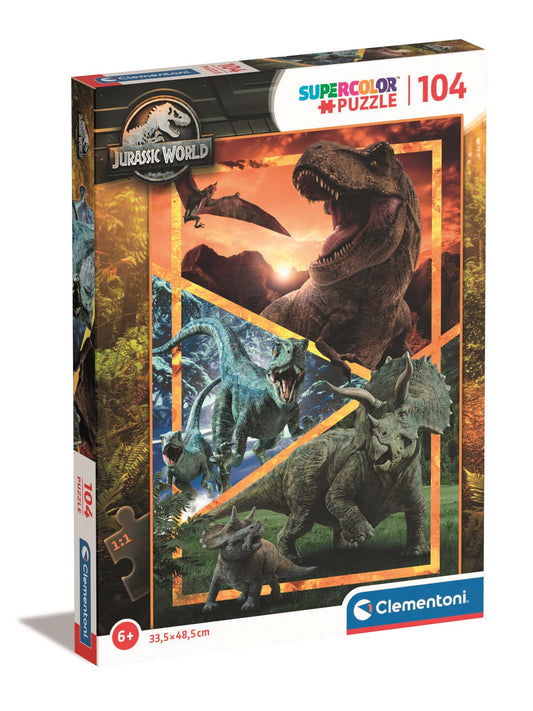 Clementoni Jurassic World 104 piece Super puzzle