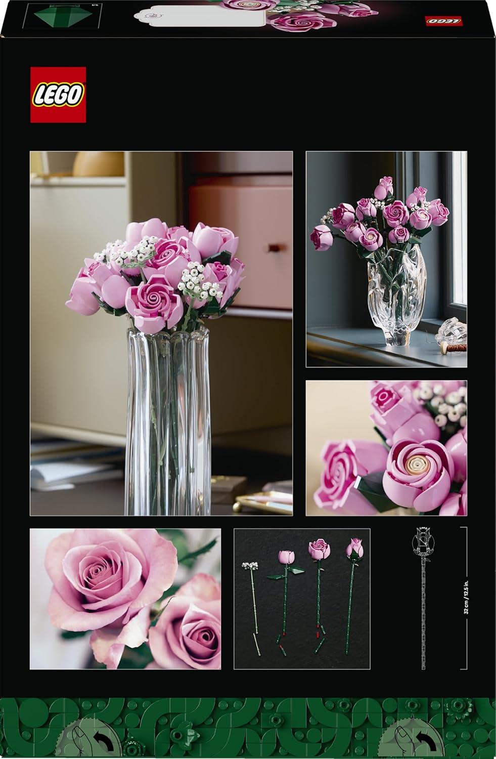 LEGO Botanicals Bouquet of Pink Roses 10374
