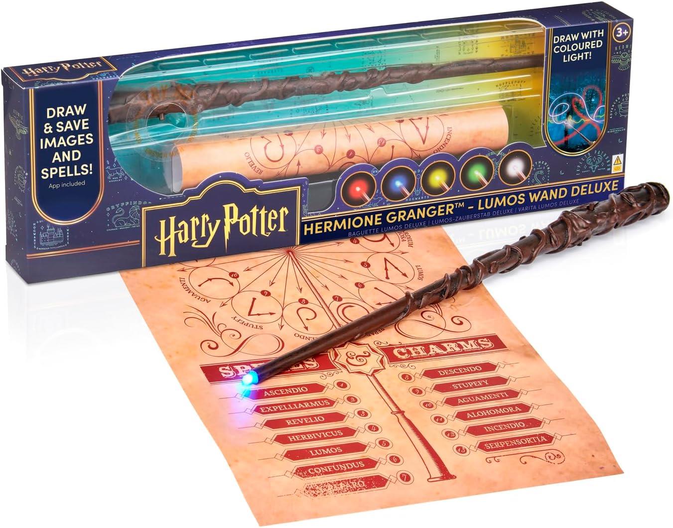 Harry Potter Deluxe Lumos Light Up Magic Wand - Hermione Granger