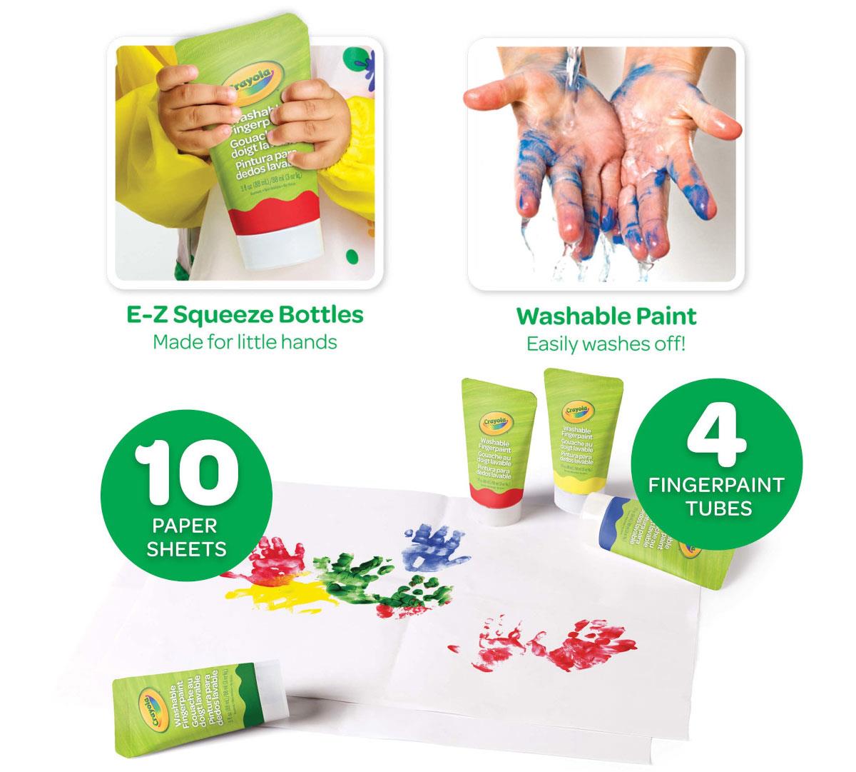 Crayola Washable Finger Paint Set