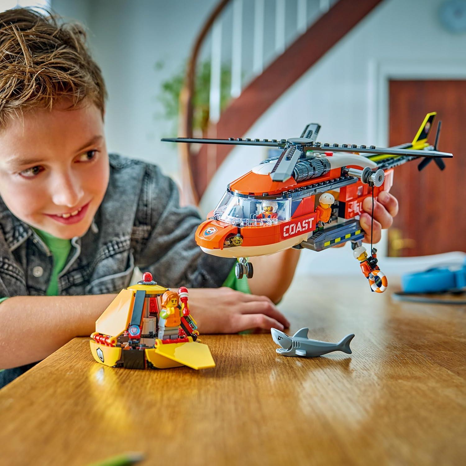LEGO City Coast Guard Helicopter Building Toy 60503