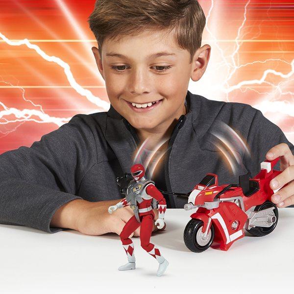 Mighty Morphin Power Rangers Battle Bike with Red Ranger