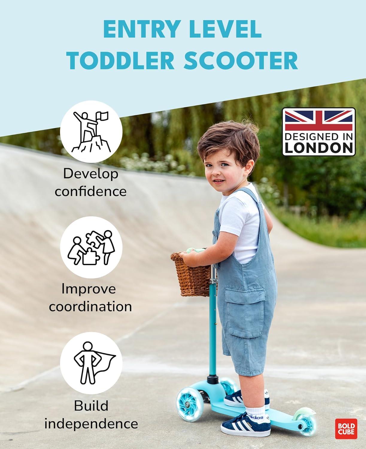 Boldcube Teeny 3 Wheel Scooter - Blue