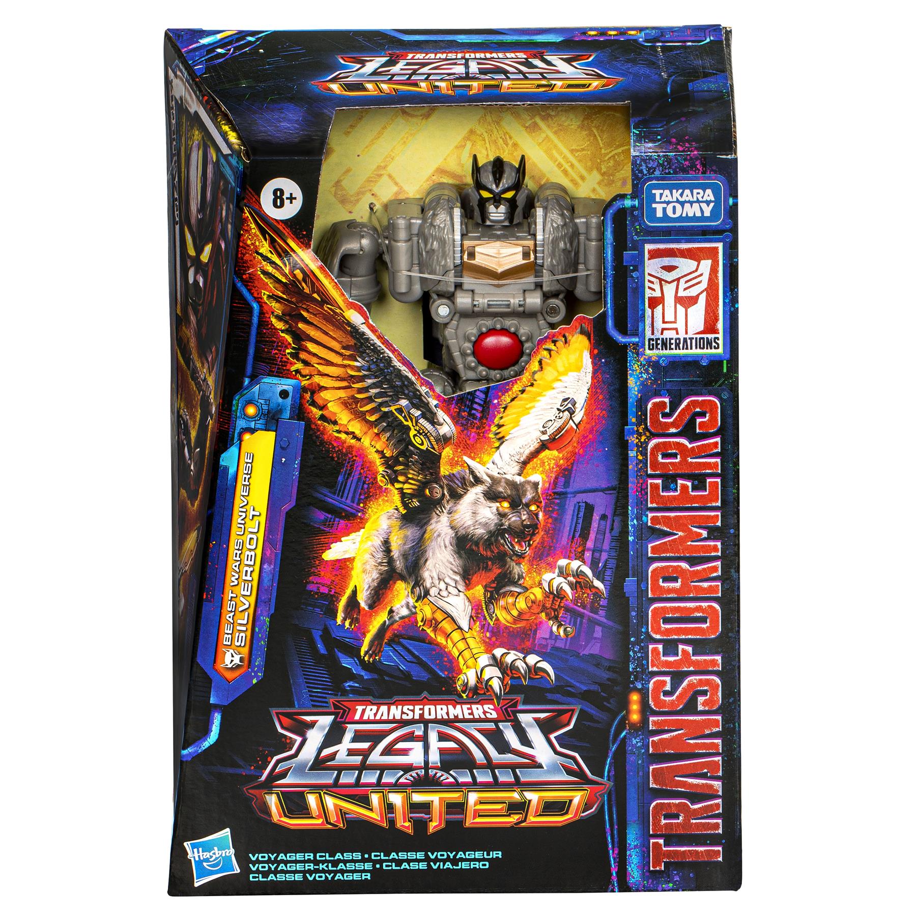 Transformers Legacy United Voyager Beast Wars Universe Silverbolt 7” Action Figure