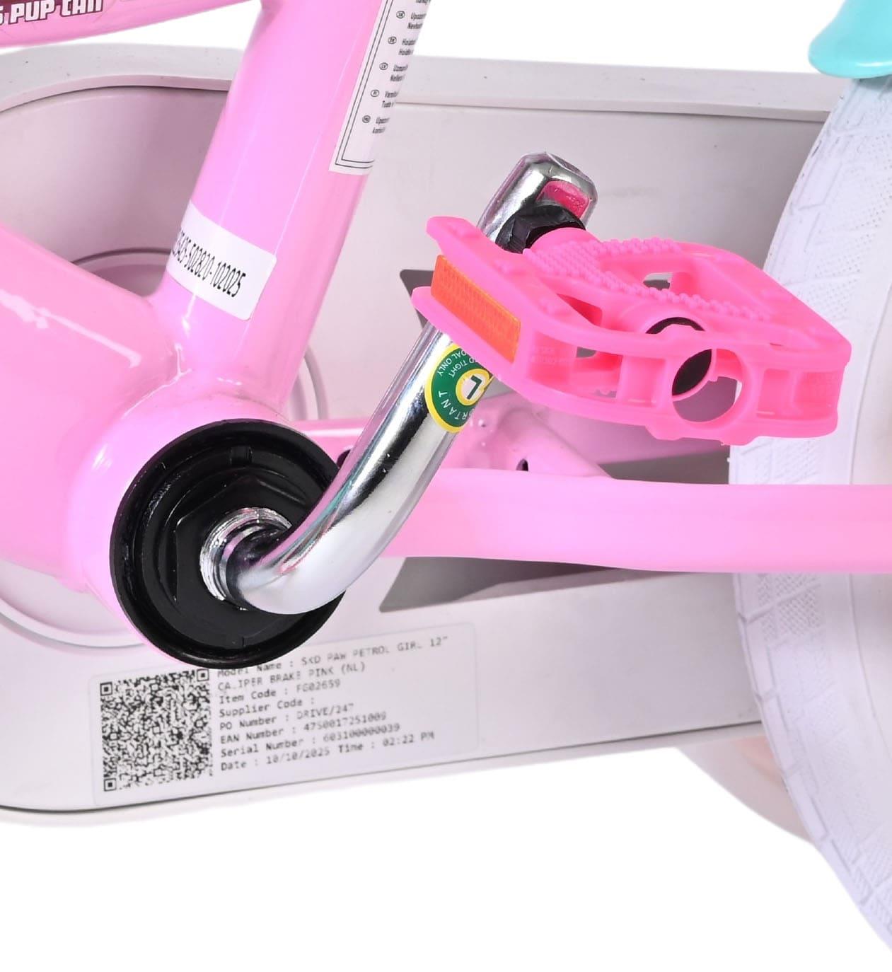 Paw Patrol 12 Inch Bike - Pink