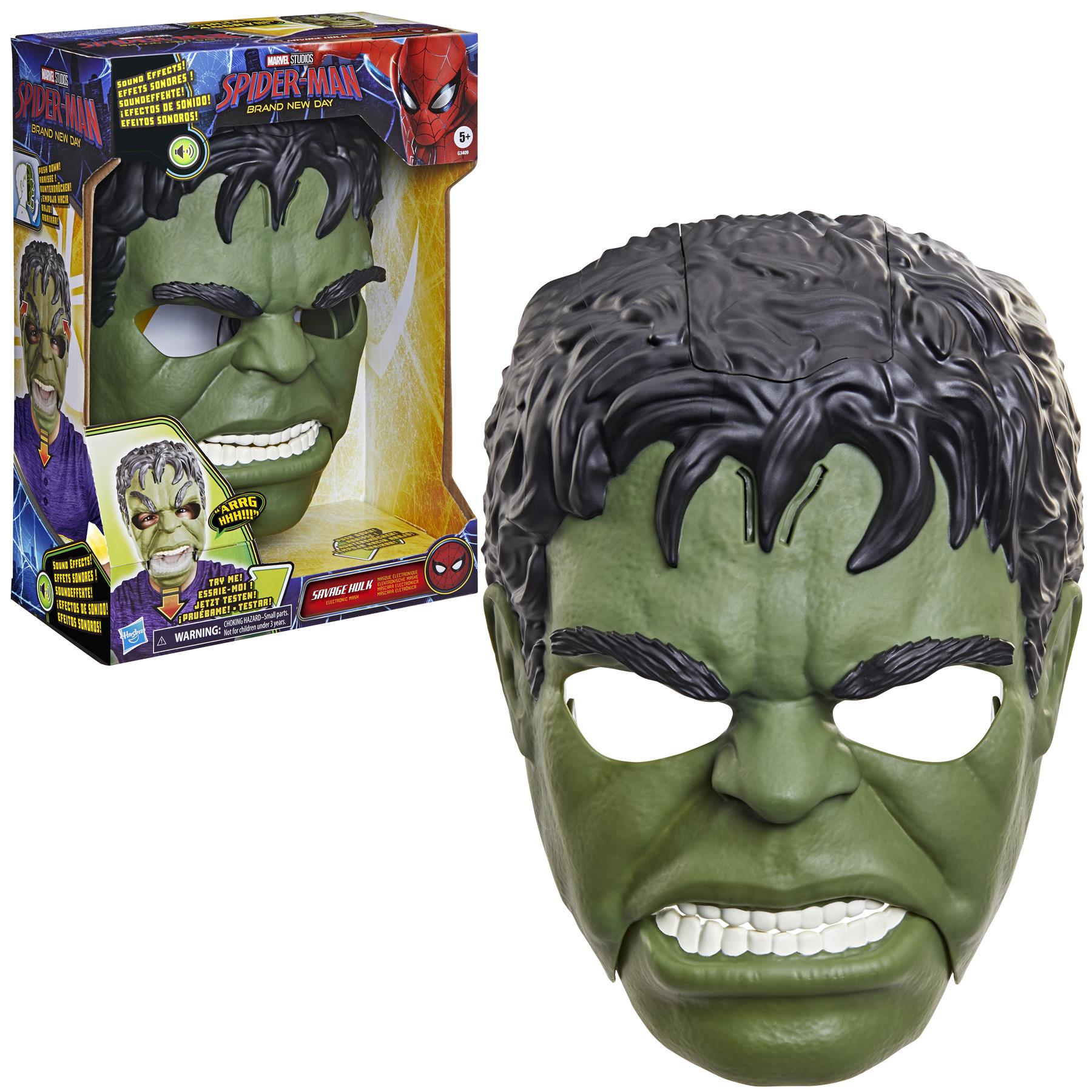 Marvel Studios Spider-Man: Brand New Day Savage Hulk Talk’n Electronic Mask