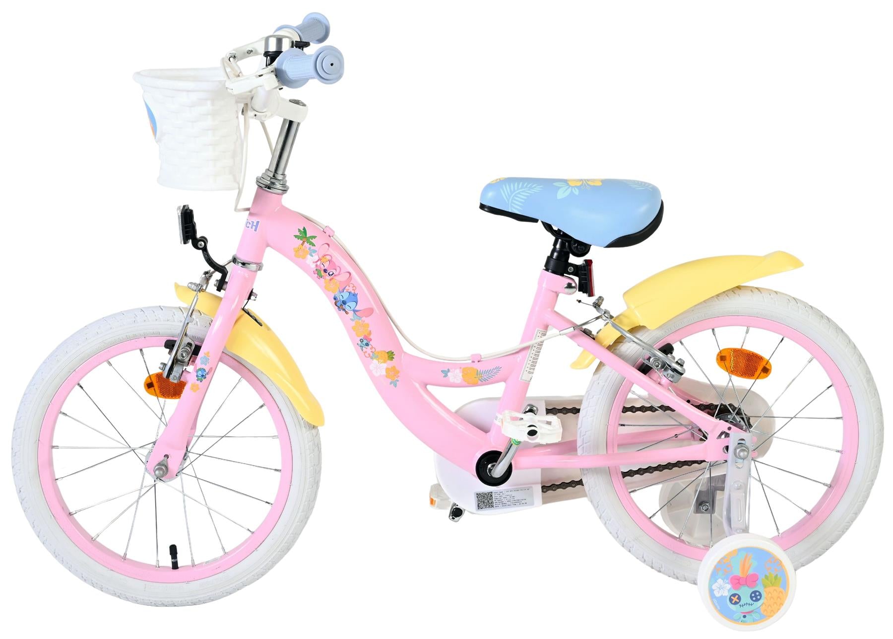 Disney Stitch Children's 14 inch Bike Girls  - Pink