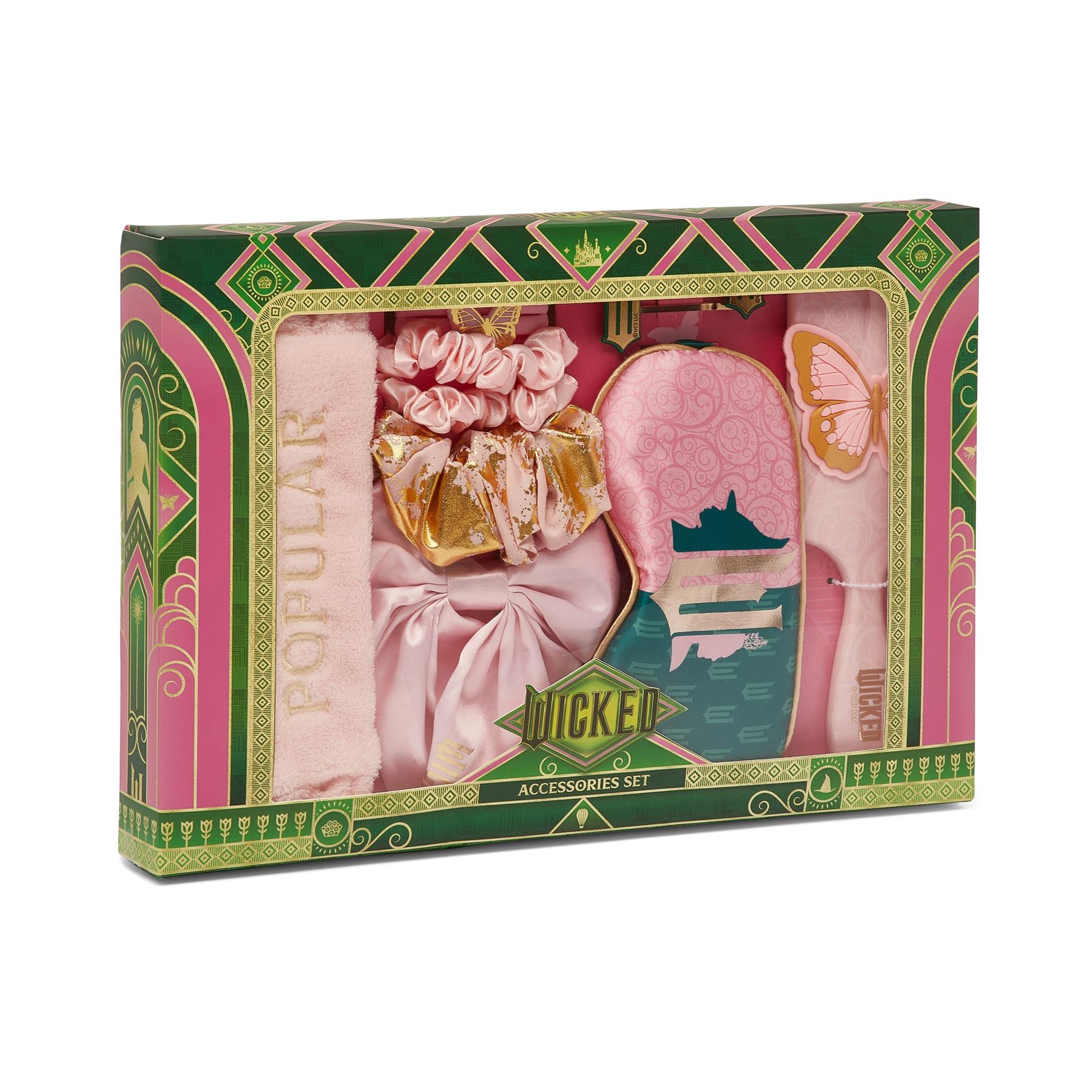 Wicked for Good Glinda 11-piece Premium Hair Accessory Set Pink