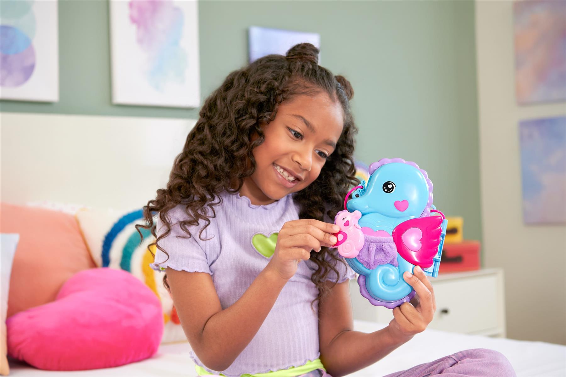 Polly Pocket Daddy & Me Seahorse Purse