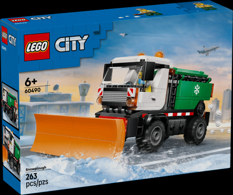 LEGO City Snowplough Truck Toy Building Set 60490