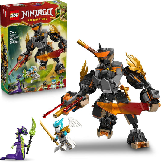 LEGO Ninjago Dragons Rising Cole's Mission Mech & Dragon Zane 71854