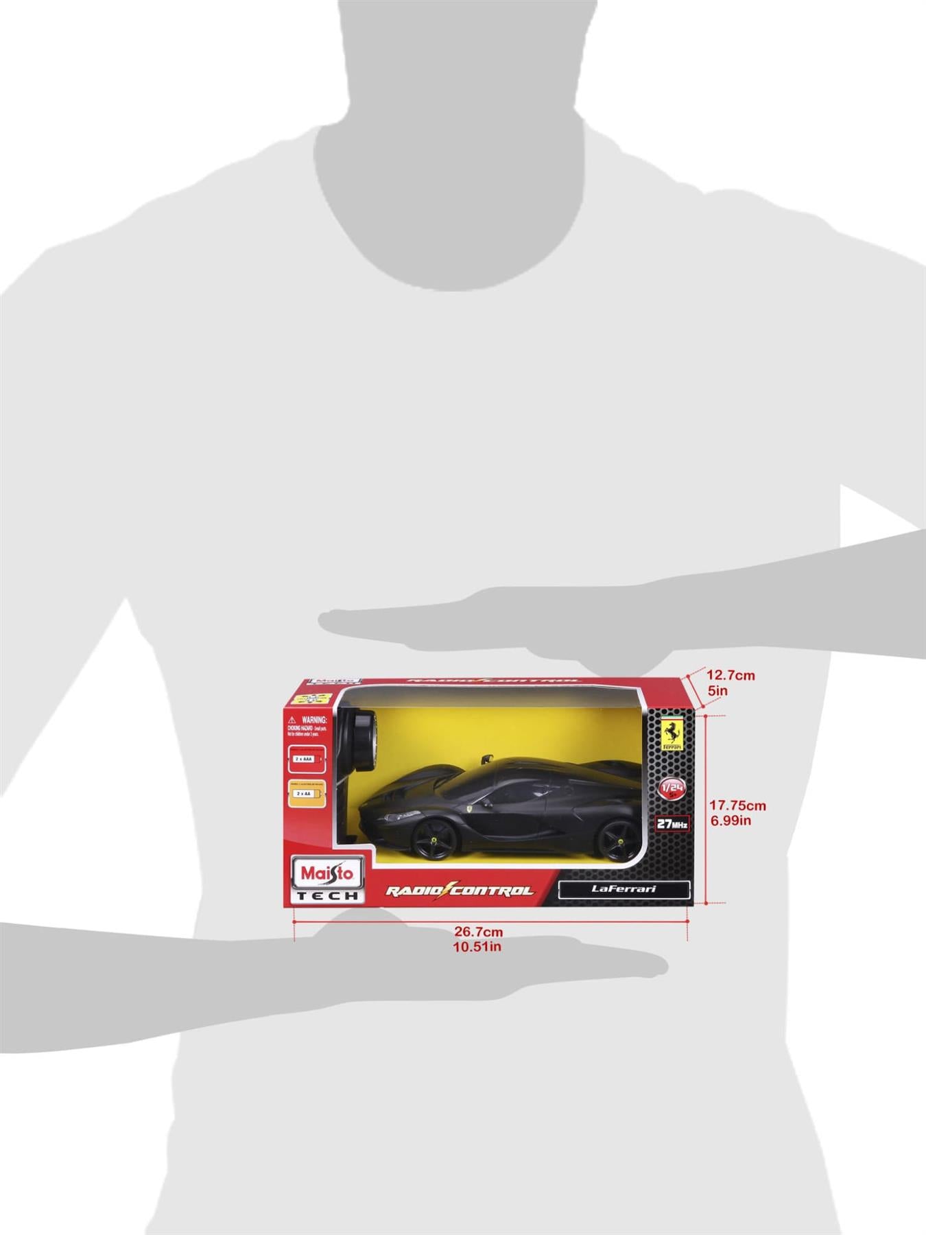 Maisto Tech R/C Ferrari LaFerrari: 1:24 Scale Remote Control Car