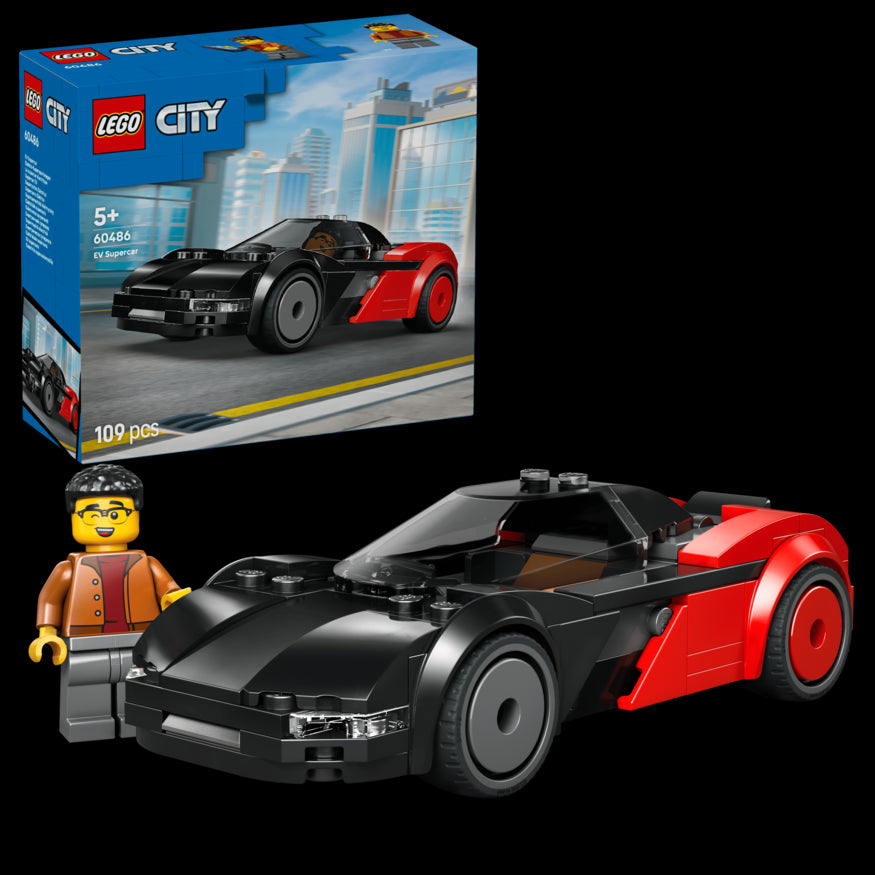 LEGO City EV Supercar Toy Car Model Kit 60486