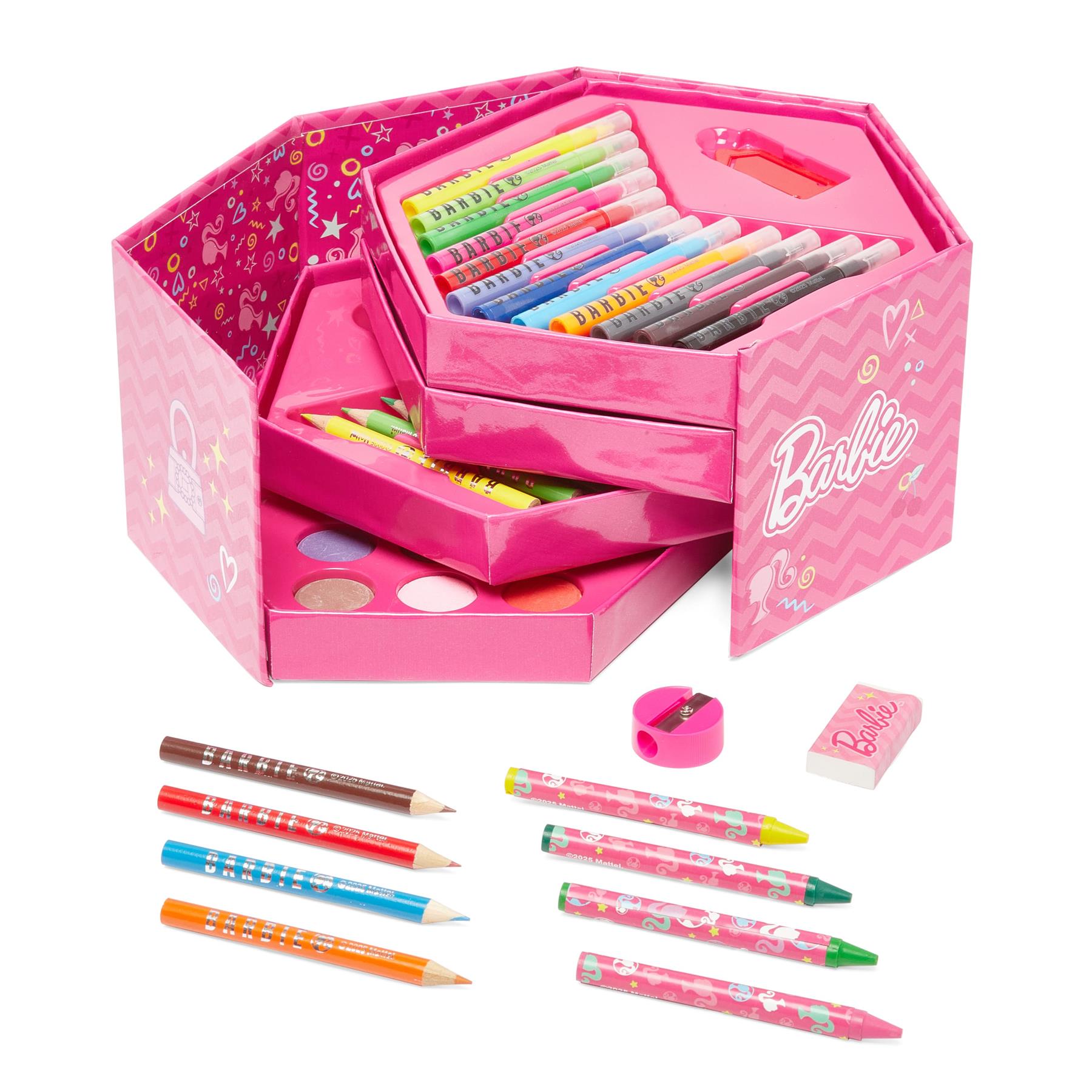 Barbie Deluxe 52-Piece Hexagonal Art Set