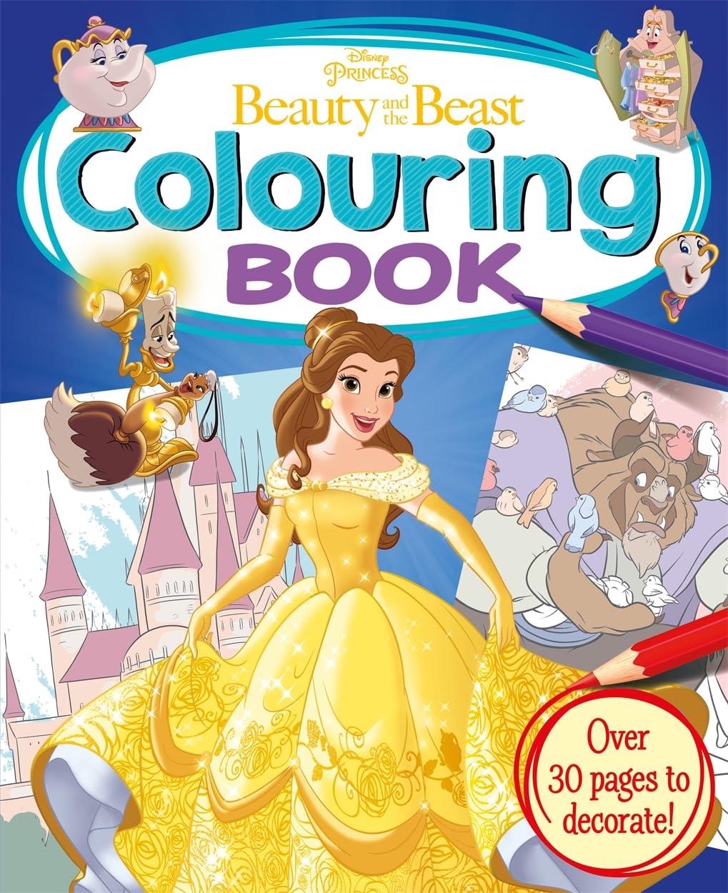 Disney Princess Beauty and the Beast Colouring Book