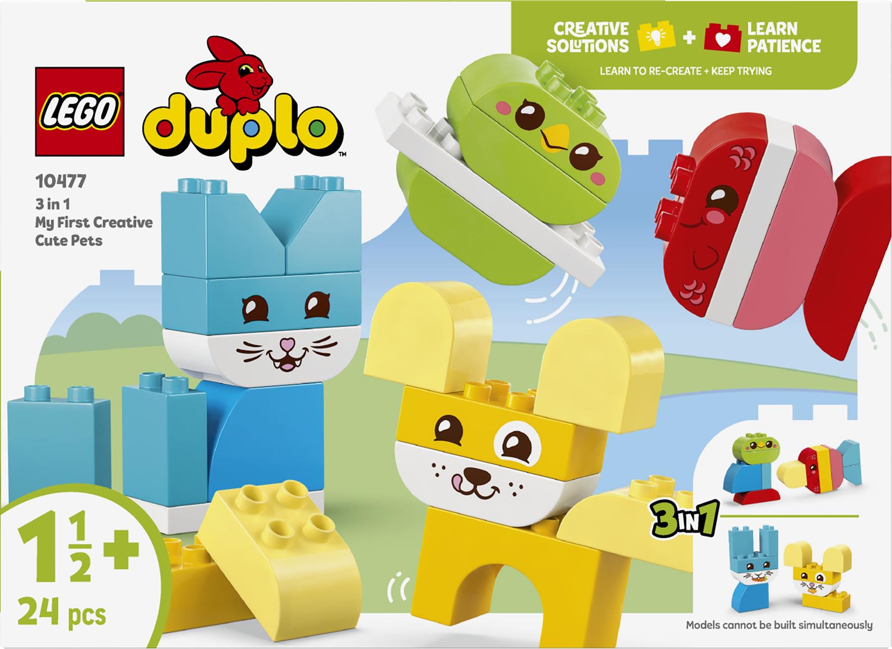 LEGO Duplo 3 in 1 Creative Cute Pets 10477