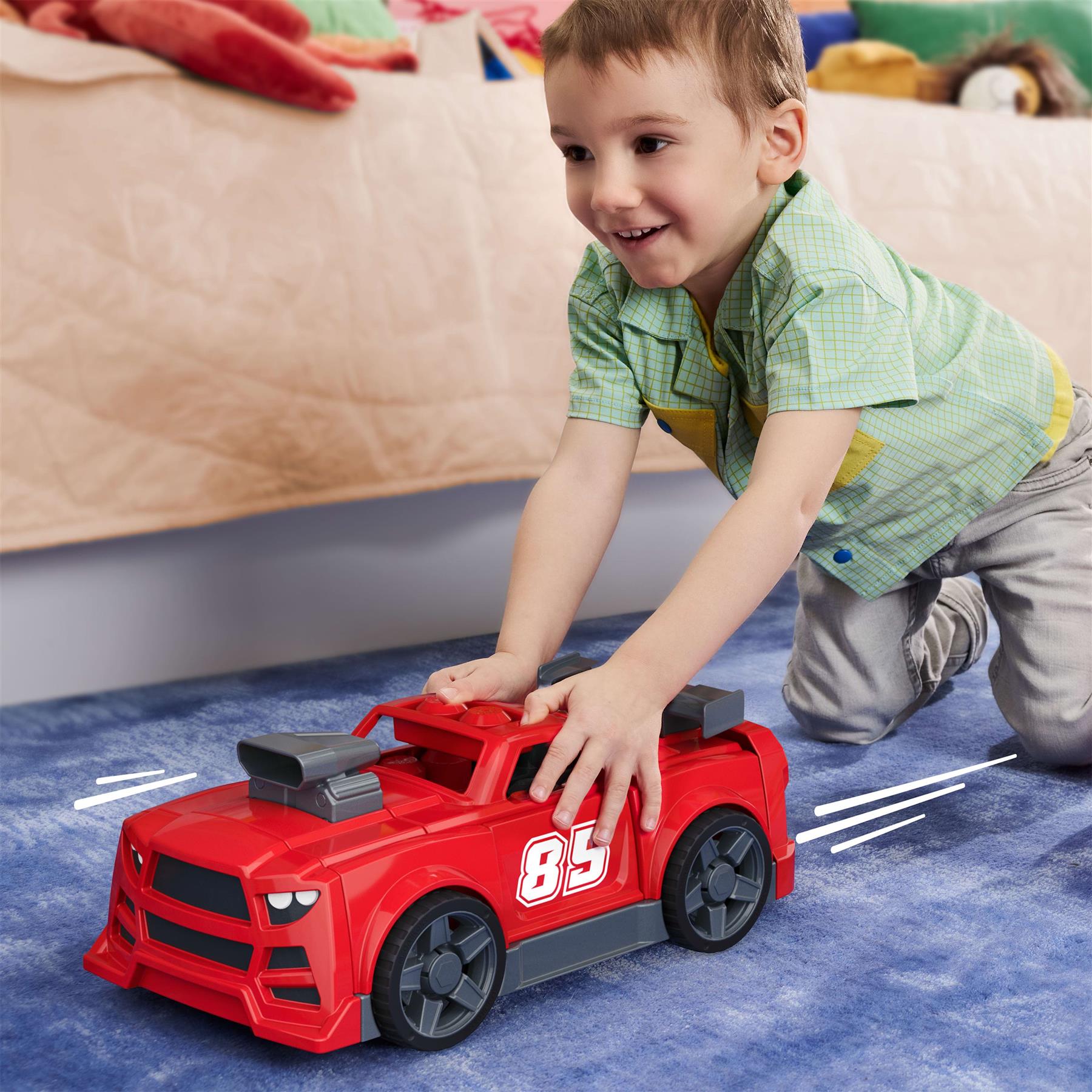 MEGA Bloks Build & Go Race Car Block Toy