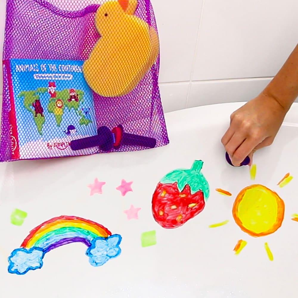 Zimpli Baff Paints Activity Set and Colouring Book