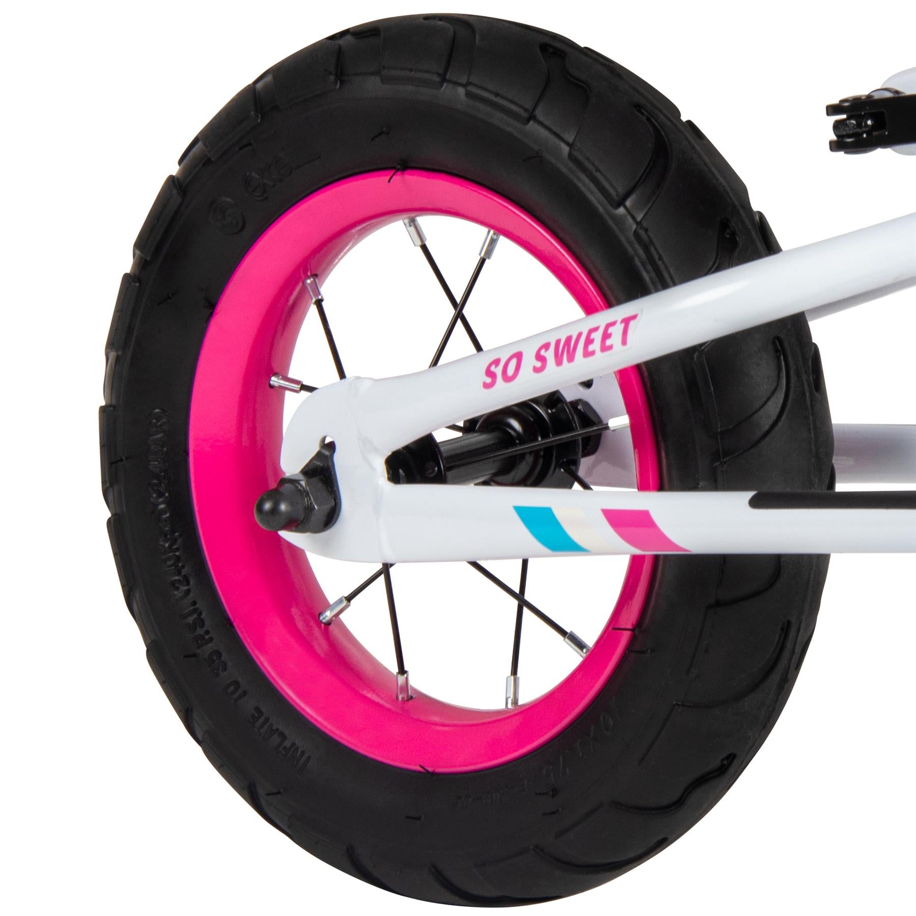 Huffy So Sweet 10 Inch Balance Bike - Gloss White