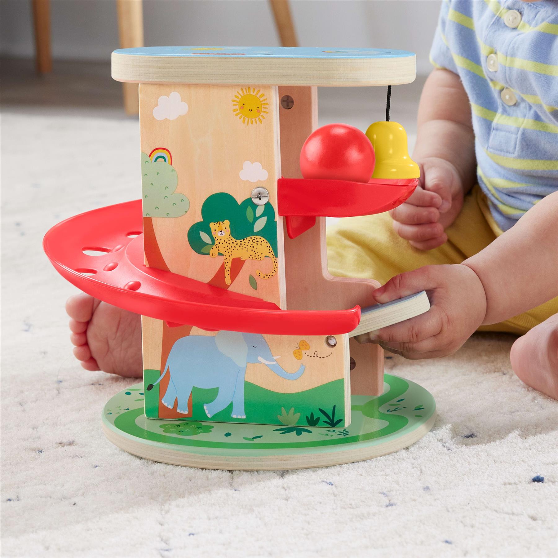 Fisher-Price Wooden Treehouse Ball Run
