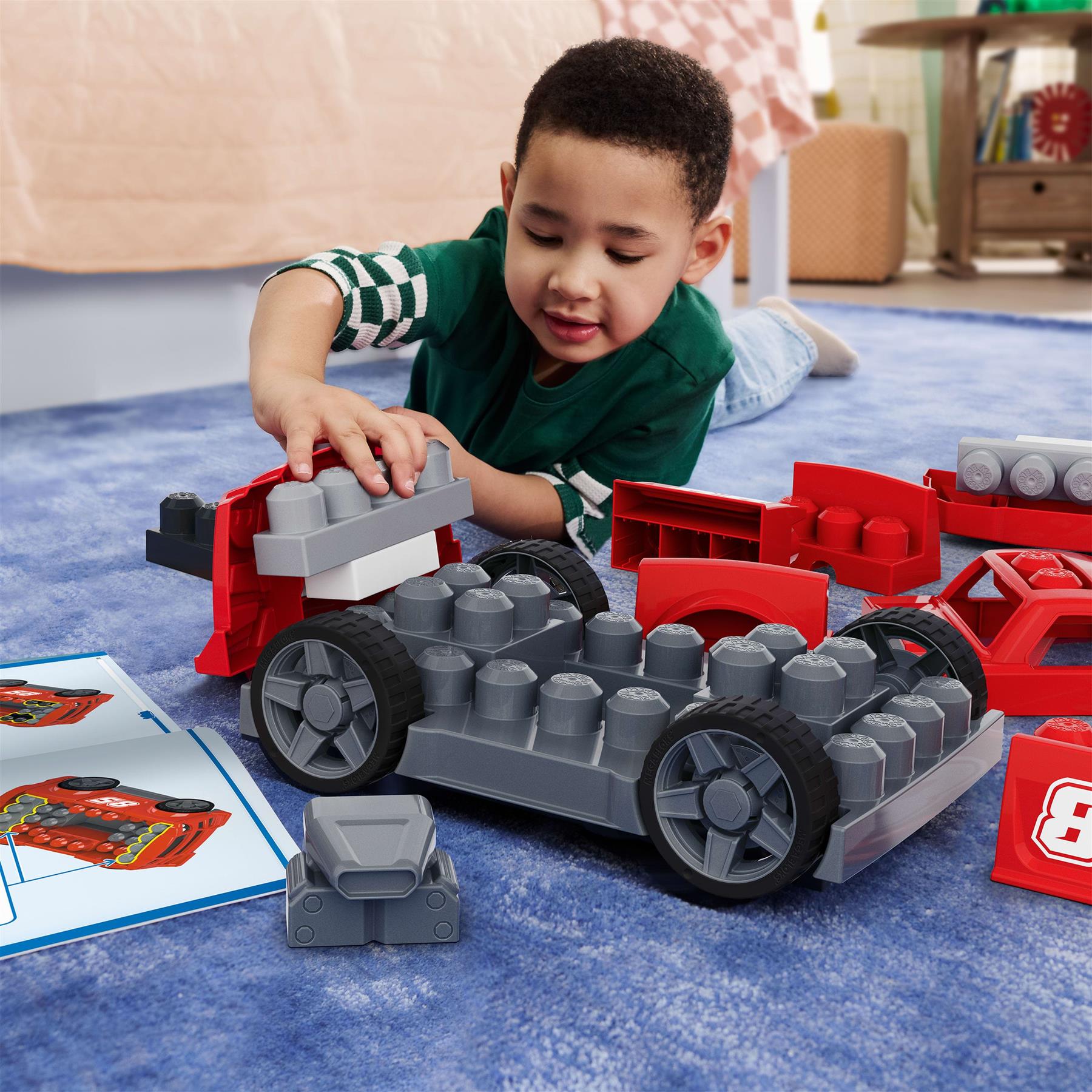 MEGA Bloks Build & Go Race Car Block Toy