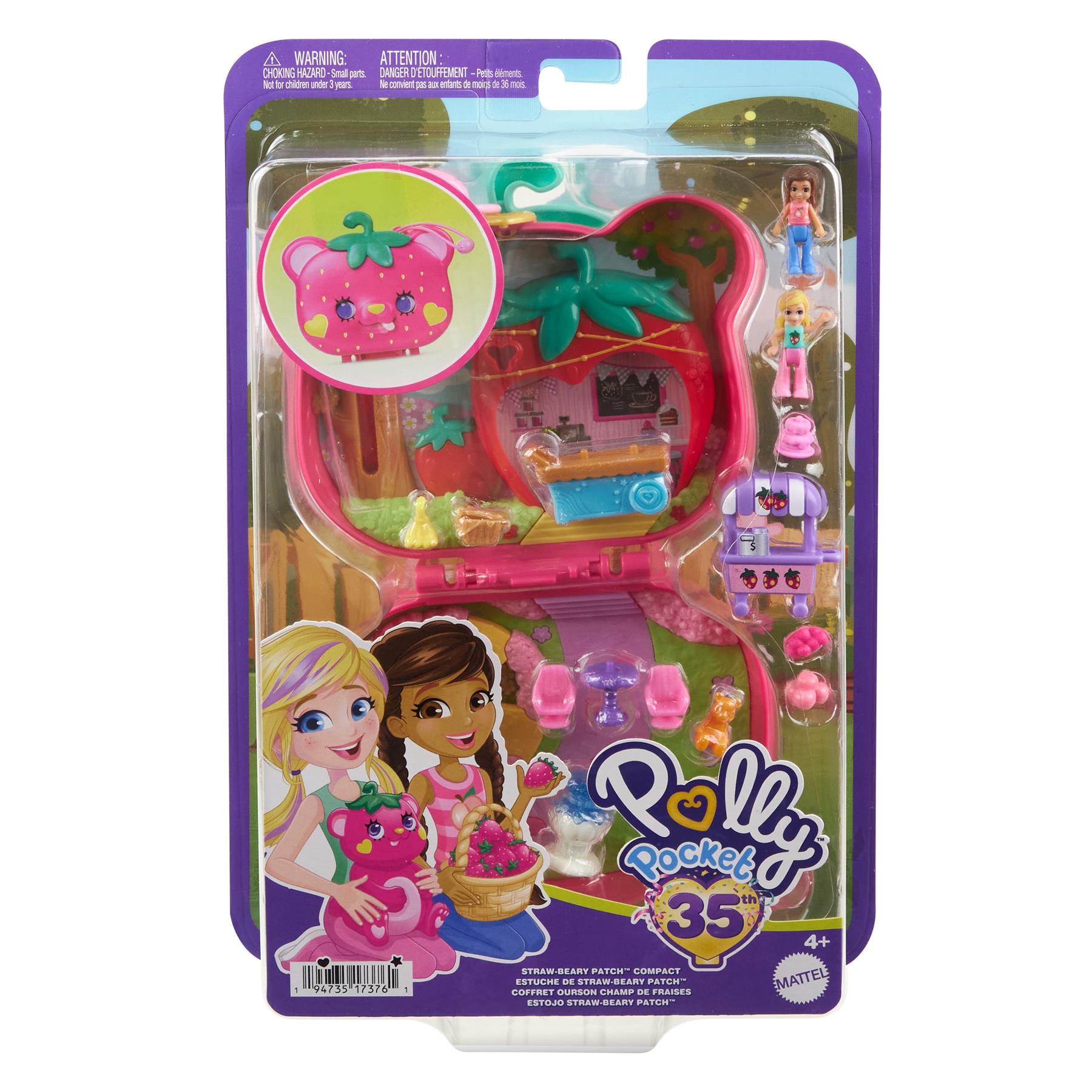 Polly Pocket Strawberry Bear Compact