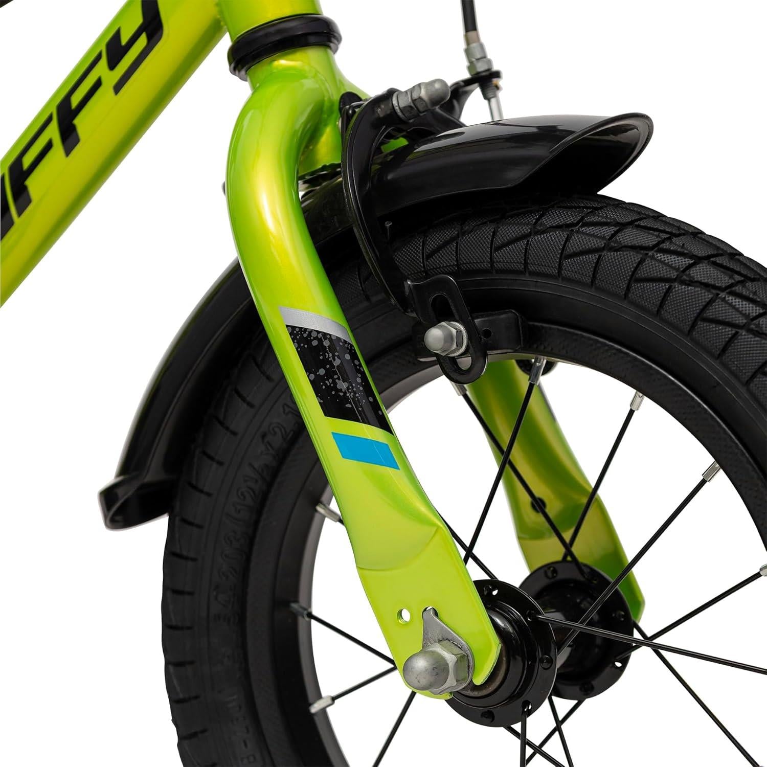 Huffy Pro 12 Inch Thunder Bike - Acid Green