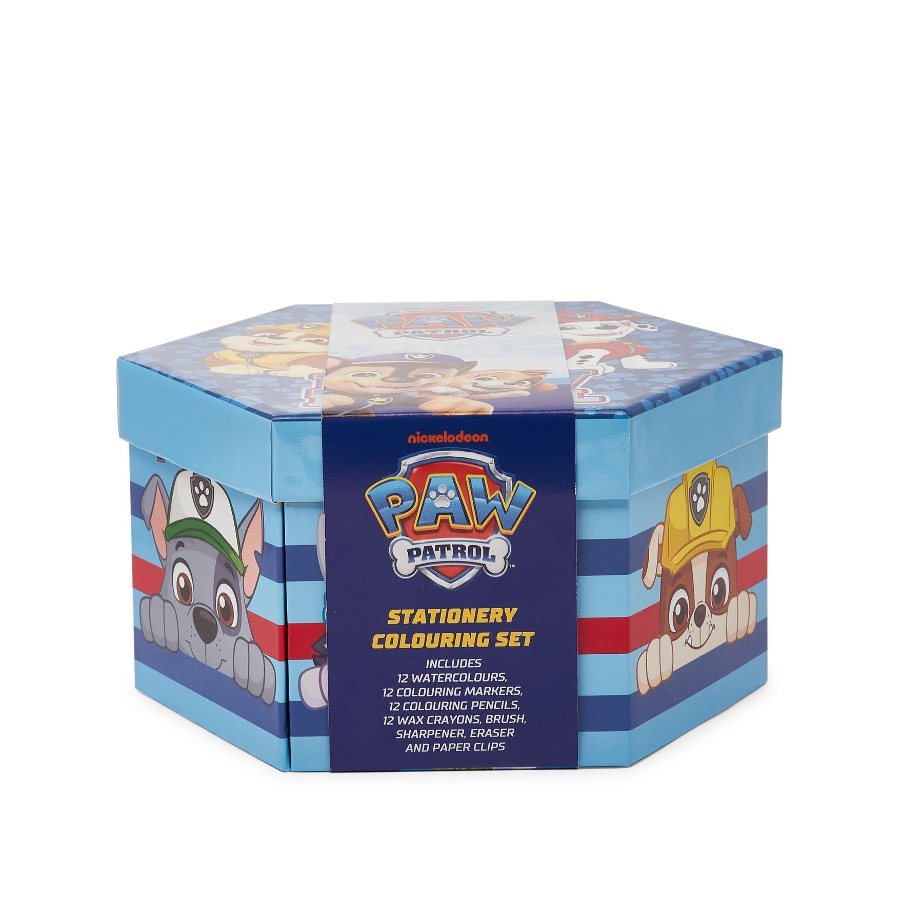 Paw Patrol Deluxe 52-Piece Hexagonal Art Set